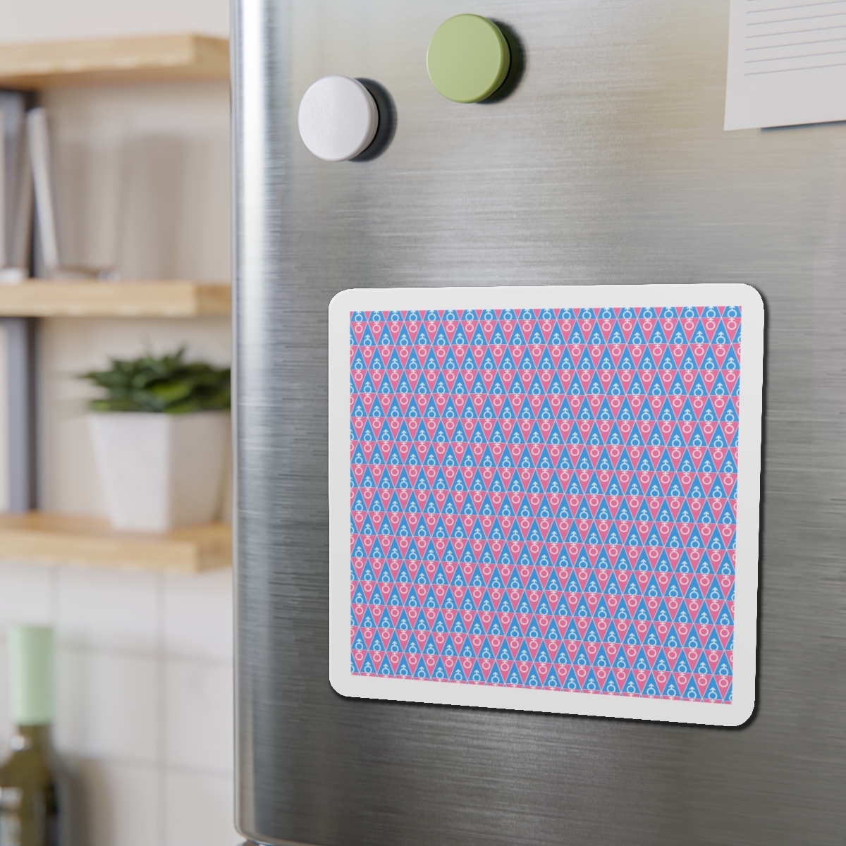 Gender Symbol Pattern Die Cut Magnets - Image 15
