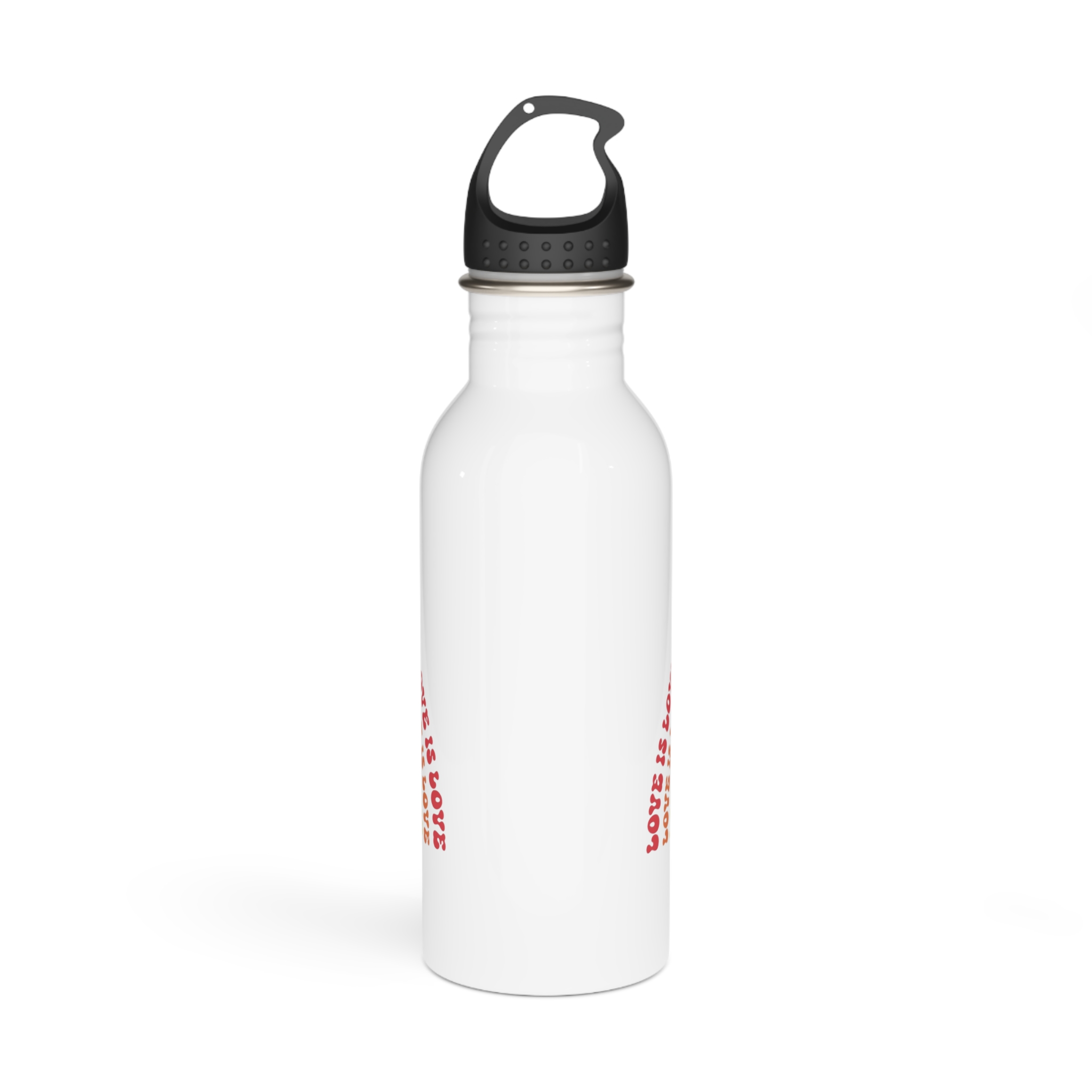 Pride Lgbtq Gay Typography Vector Tshirt Design(1) Stainless Steel Water Bottle - Image 3