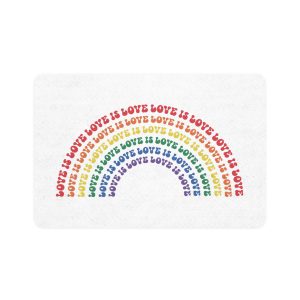 Pride Lgbtq Gay Typography Vector Tshirt Design(1) Pet Food Mat 12x18
