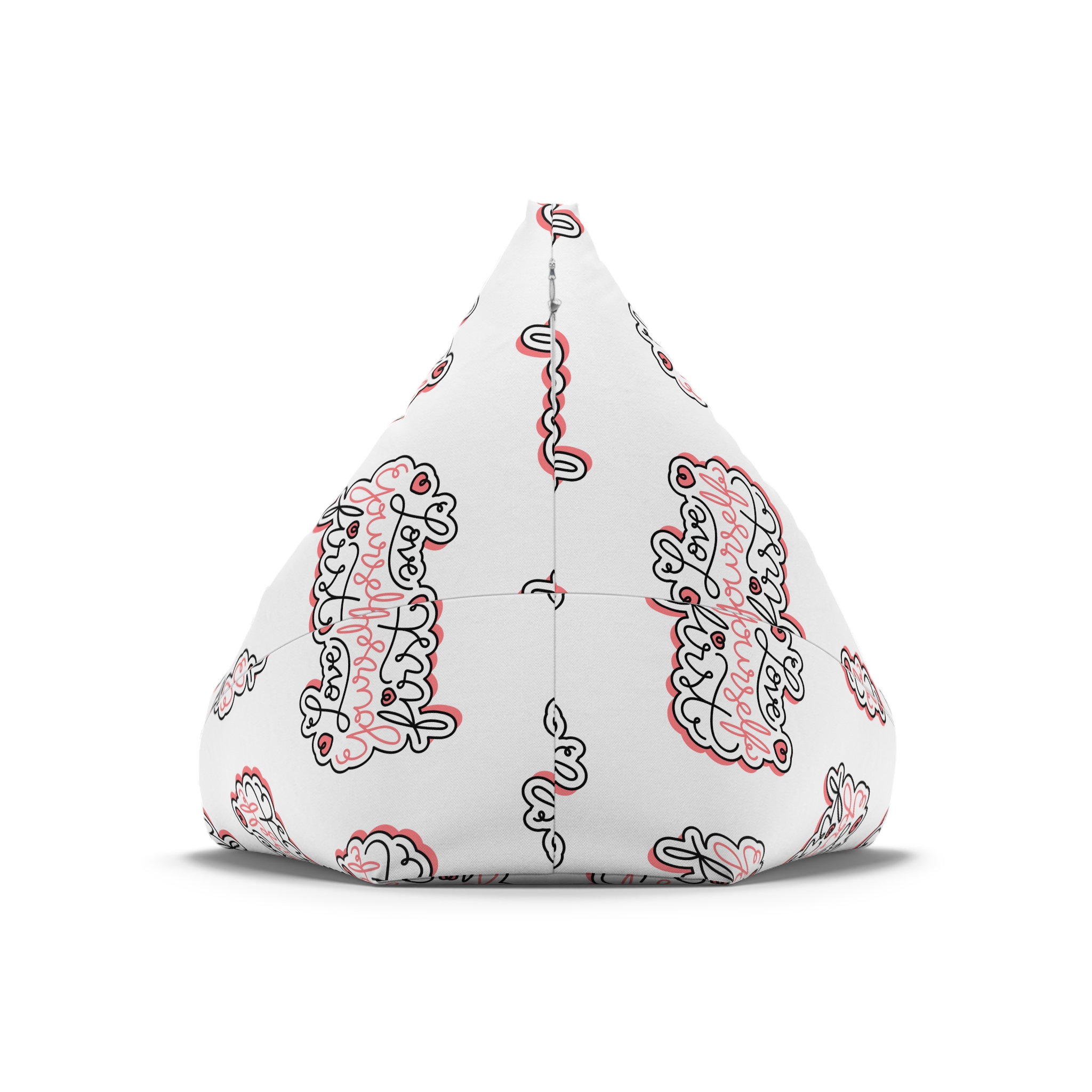Self Love Lettering Bean Bag Chair Cover - Image 6