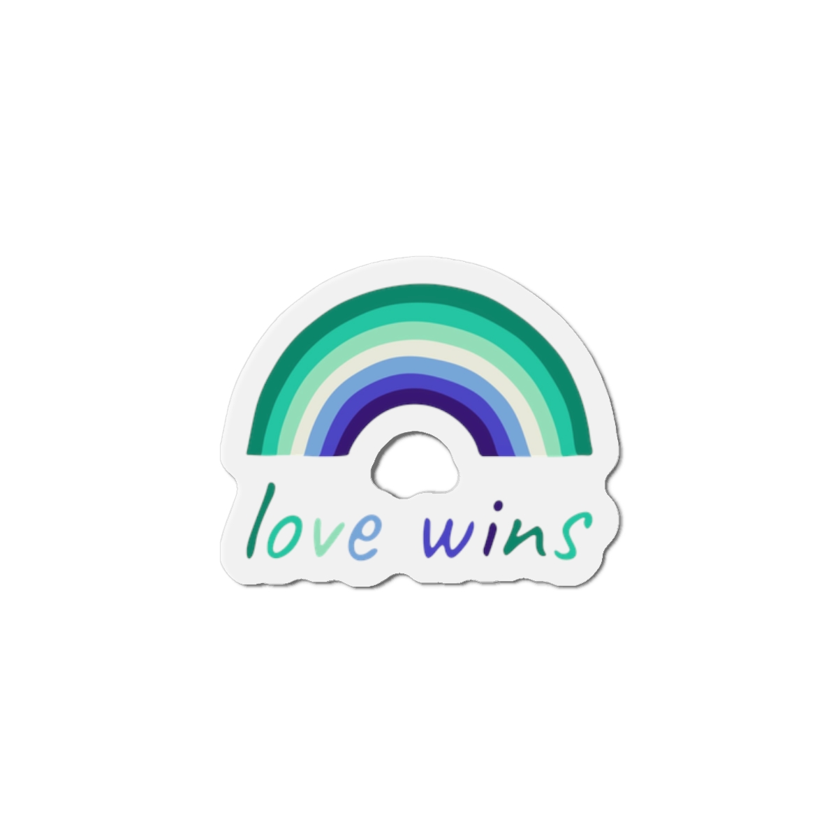 Colorful Rainbow Shape Gay Men Pride Flag Happy Pride Day Lgbtqia Community Pride Month Vector Hand Drawn Doodle Posters Stickers Logo Cards Die Cut Magnets