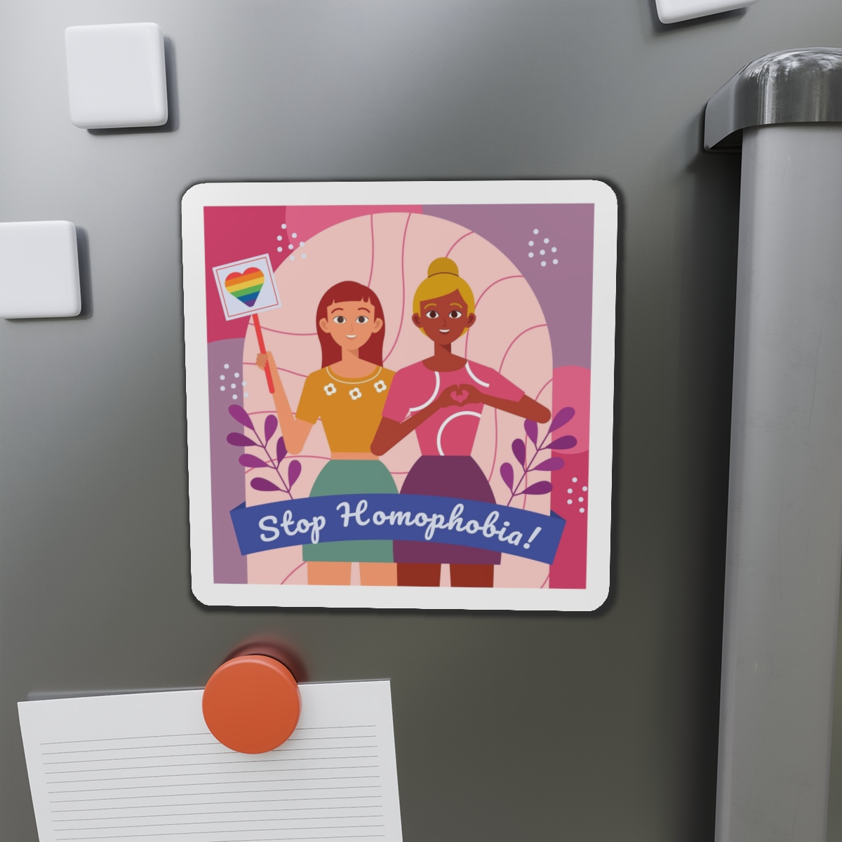 Lesbian Pride Design FE588C Die Cut Magnets - Image 14