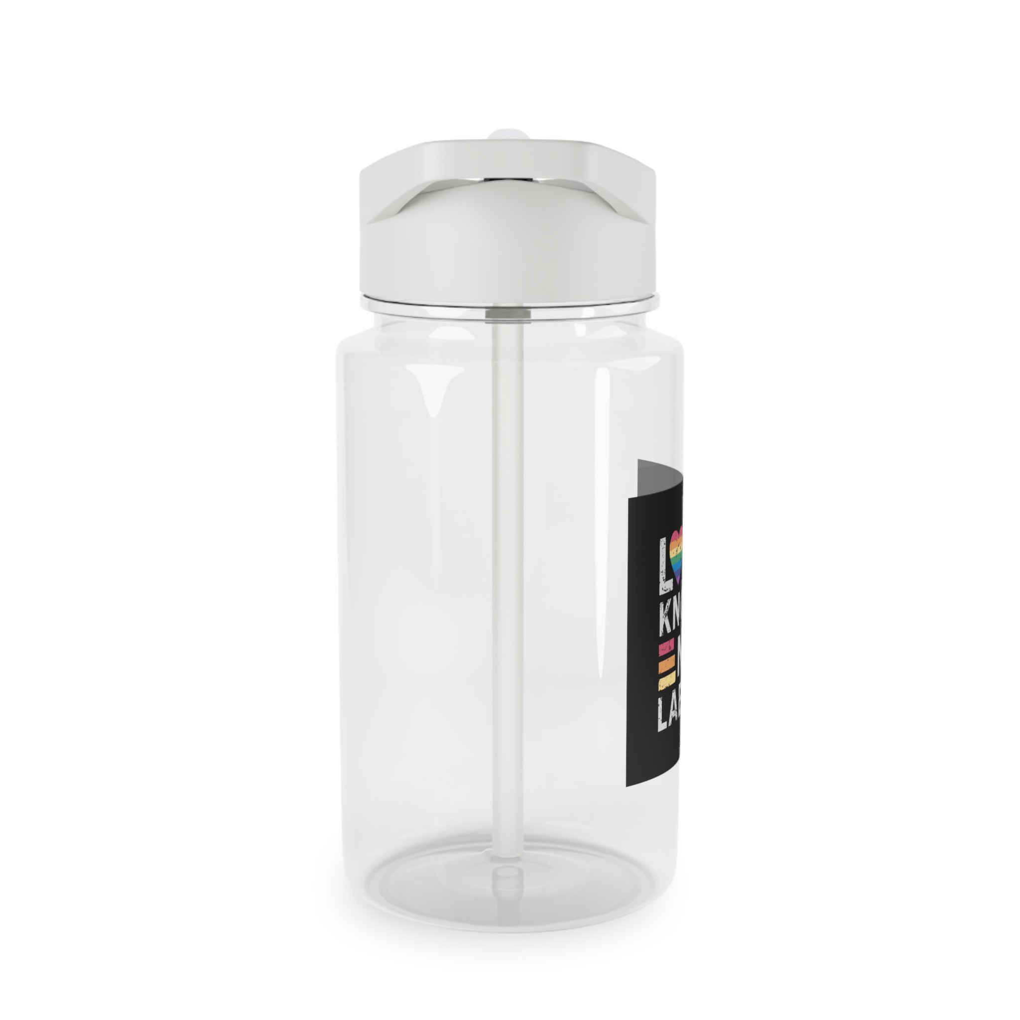 Love Knows No Labels Happy Pride Month Tritan Water Bottle - Image 4