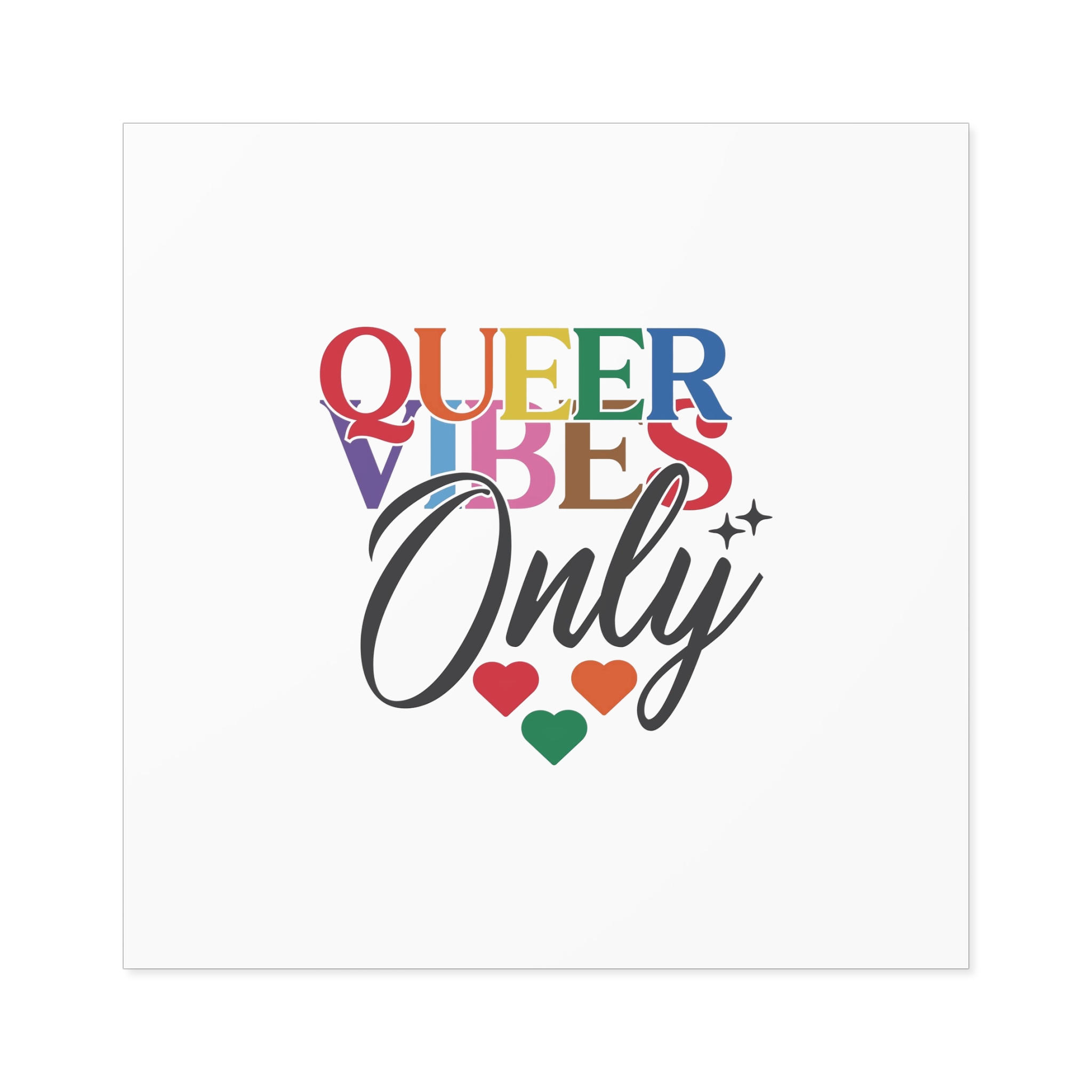 Lgbtq Pride Month Quote Eps Design Vector Pride Design Template(1) Laminate Stickers Square - Image 49
