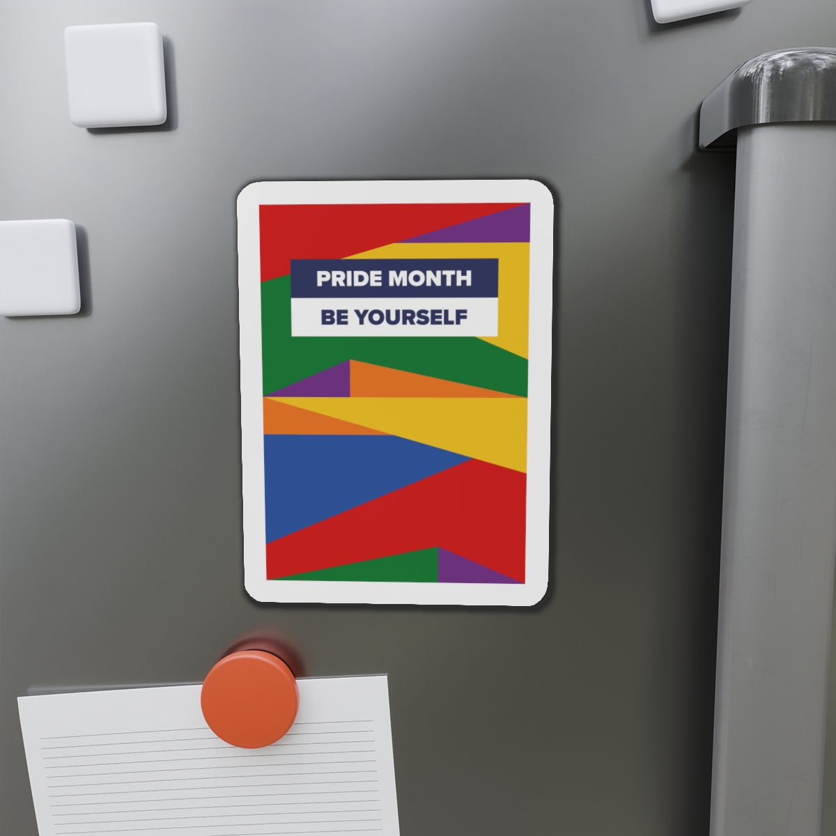 Lgbt Pride Month June Lesbian Gay Bisexual Transgender Lgbtq Flag Rainbow Vector(2) Die Cut Magnets - Image 14