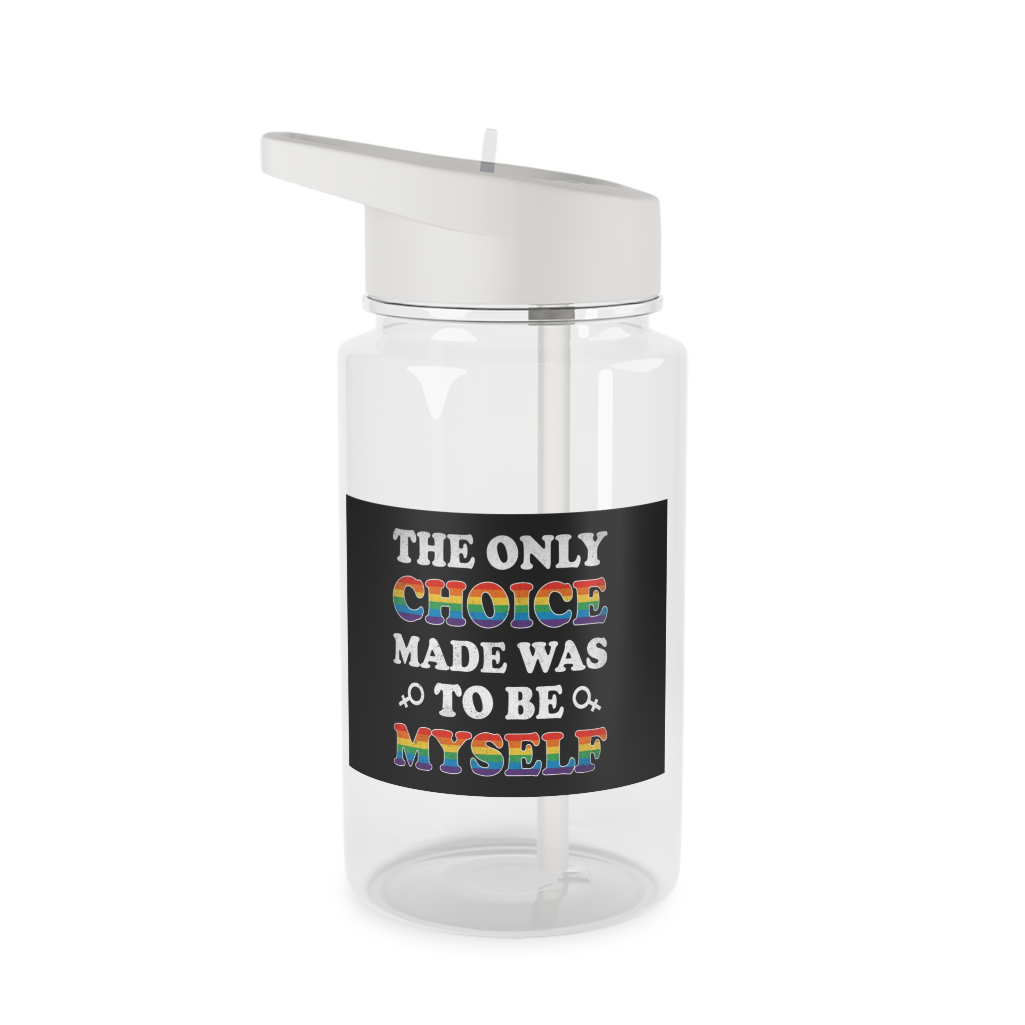 Mother Day Pride Rainbow Typography Vector Premium T Shirt Tritan Water Bottle