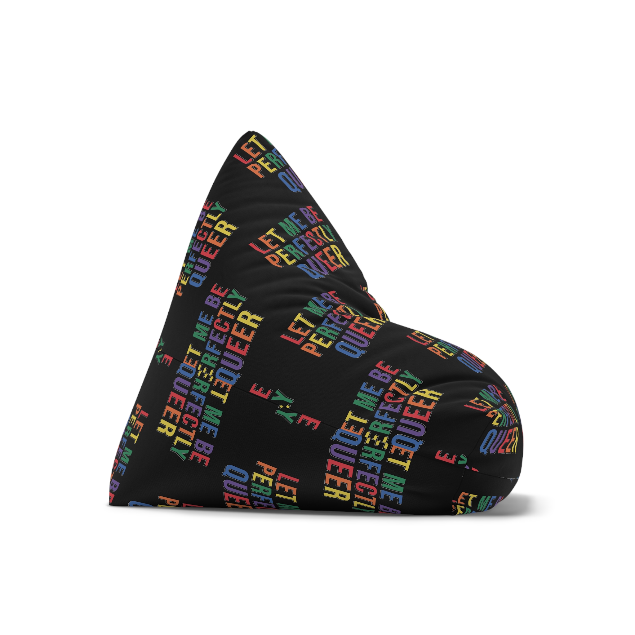 Pride Lgbtq Gay Typography Vector Tshirt Design(9) Bean Bag Chair Cover - Image 7