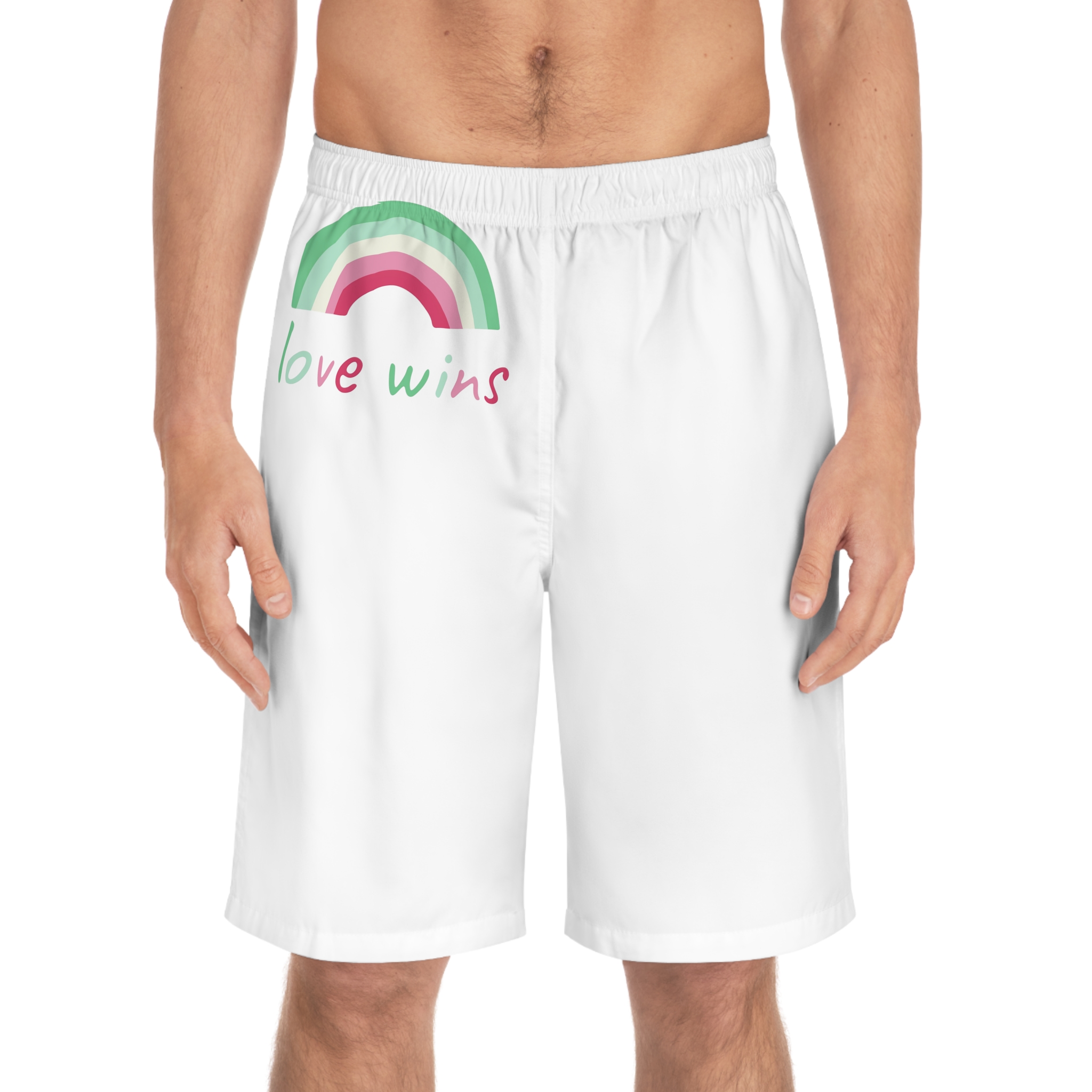 Colorful Rainbow Shape Abrosexual Pride Flag Happy Pride Day Lgbtqia Community Pride Month Vector Hand Drawn Doodle Posters Stickers Logo Cards Mens Board Shorts Aop - Image 3