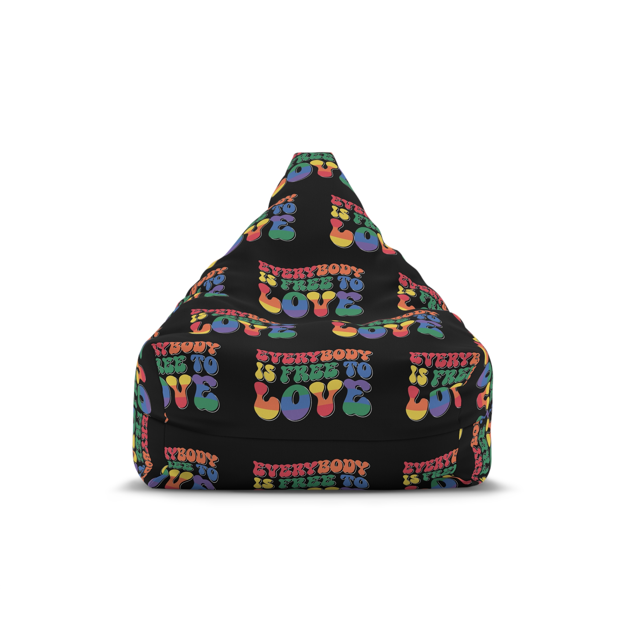 Pride Lgbt Gay Retro Tshirt Design Bean Bag Chair Cover