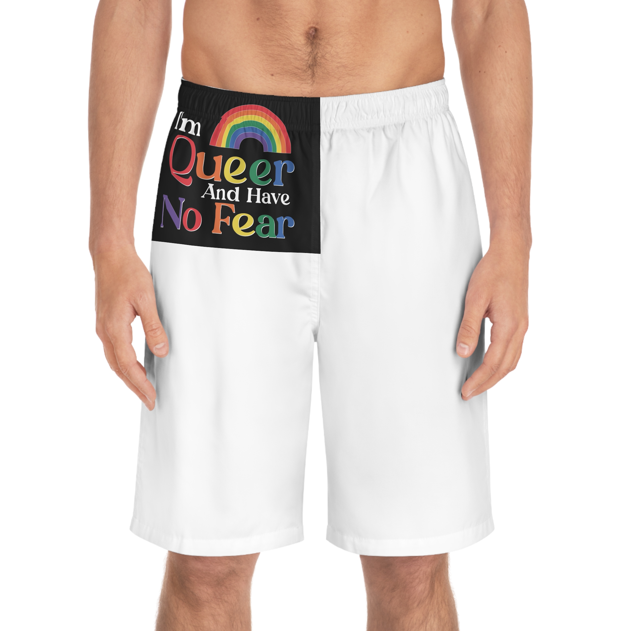 Lesbian Pride Design 4C8CF5 Mens Board Shorts Aop - Image 3