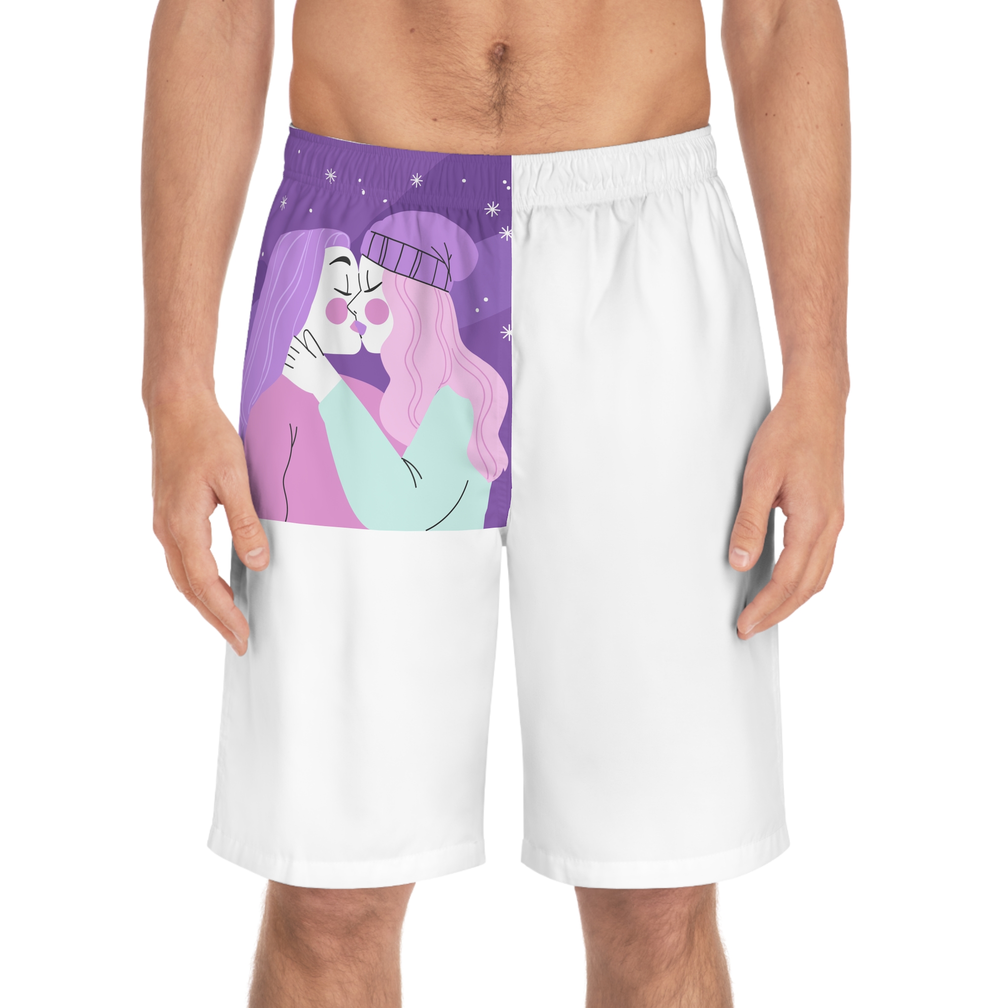 Lesbian Pride Design 025799 Mens Board Shorts Aop - Image 3