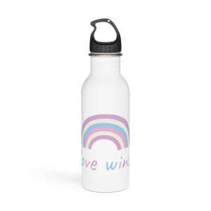 Colorful Rainbow Shape Intersex Pride Flag Happy Pride Day Lgbtqia Community Pride Month Vector Hand Drawn Doodle Posters Stickers Logo Cards(1) Stainless Steel Water Bottle