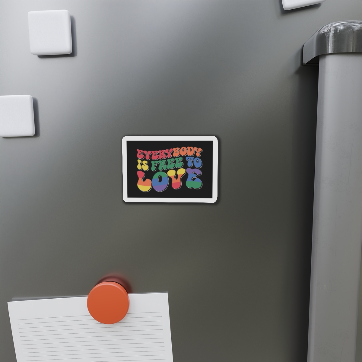 Pride Lgbt Gay Retro Tshirt Design Die Cut Magnets - Image 5