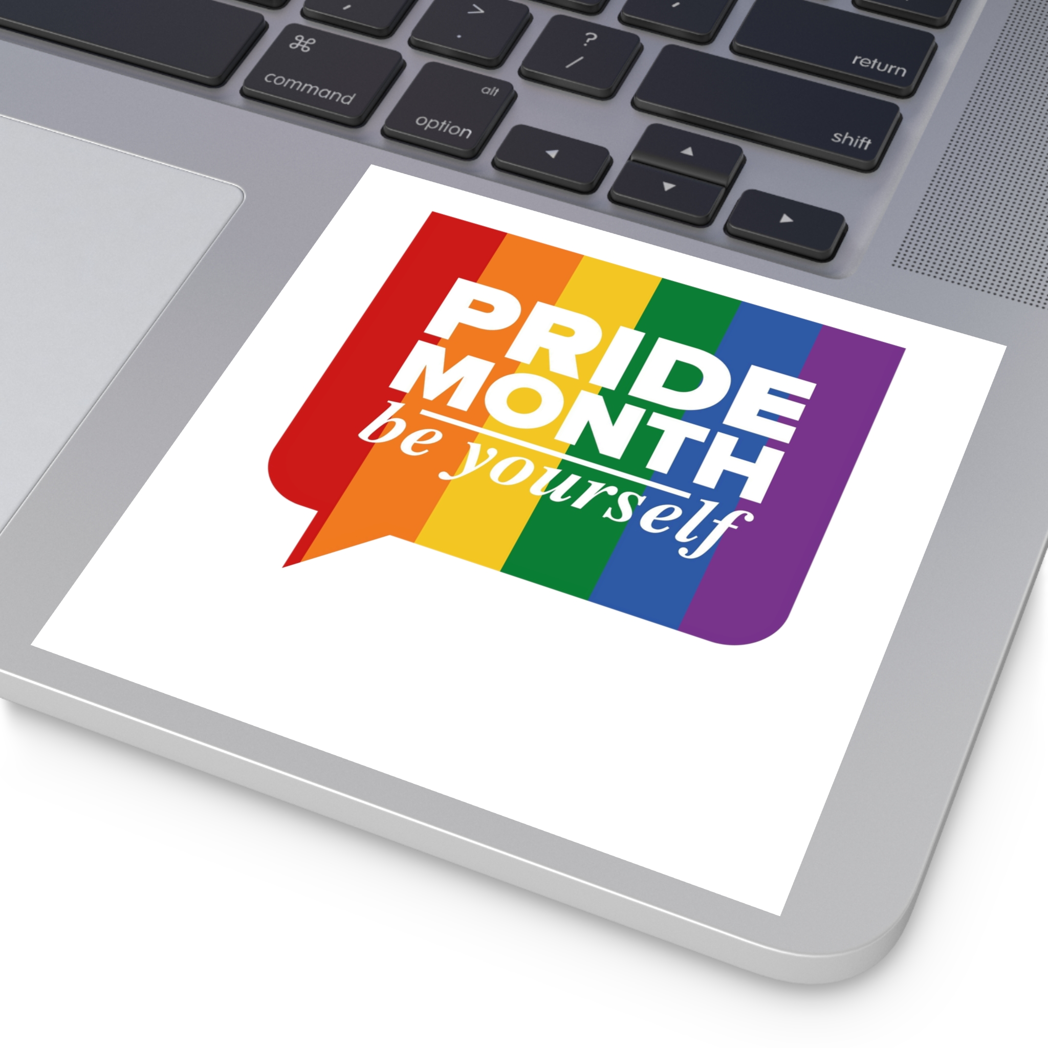 Lgbt Pride Month June Lgbt Flag Rainbow Flag Love Concept Vector Illustration Poster (1) Laminate Stickers Square - Image 35