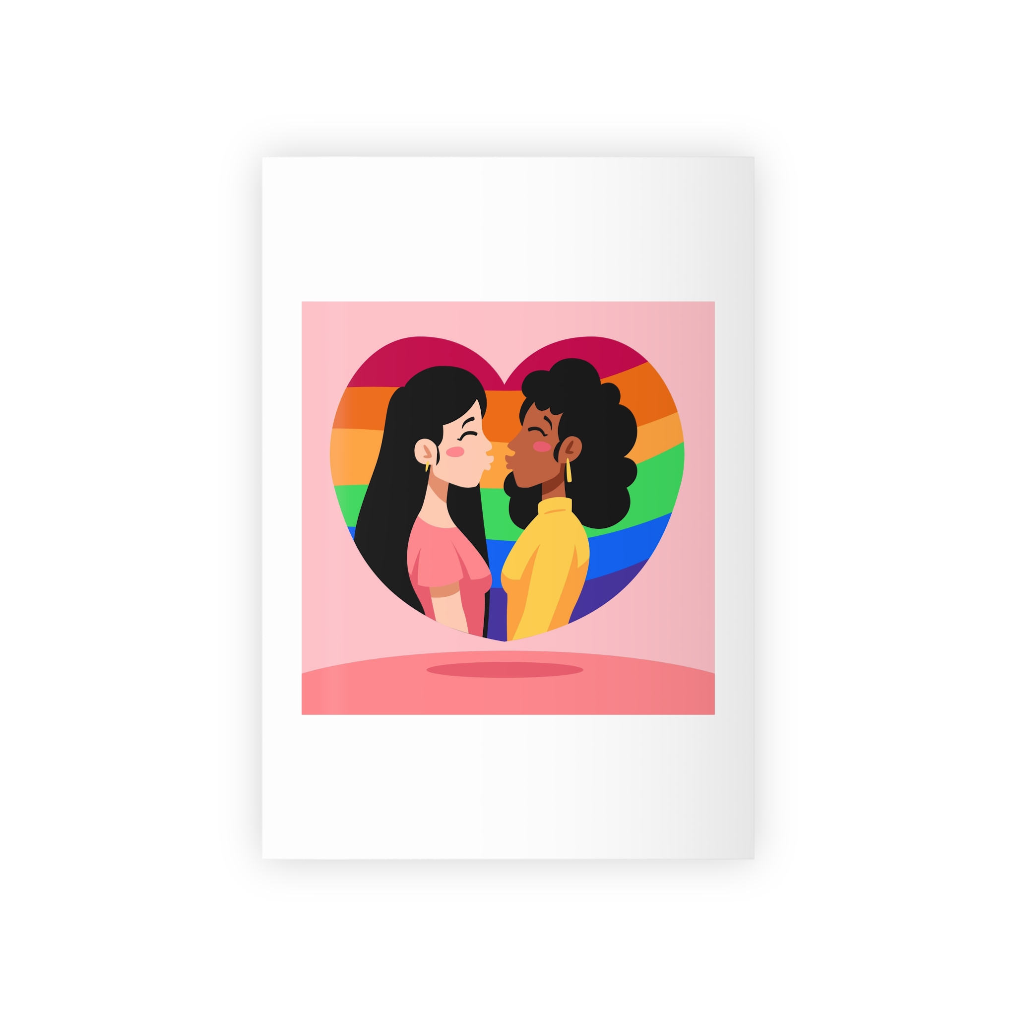 Lesbian Pride Design 2D6E24 Gift Wrapping Paper Rolls 1pc