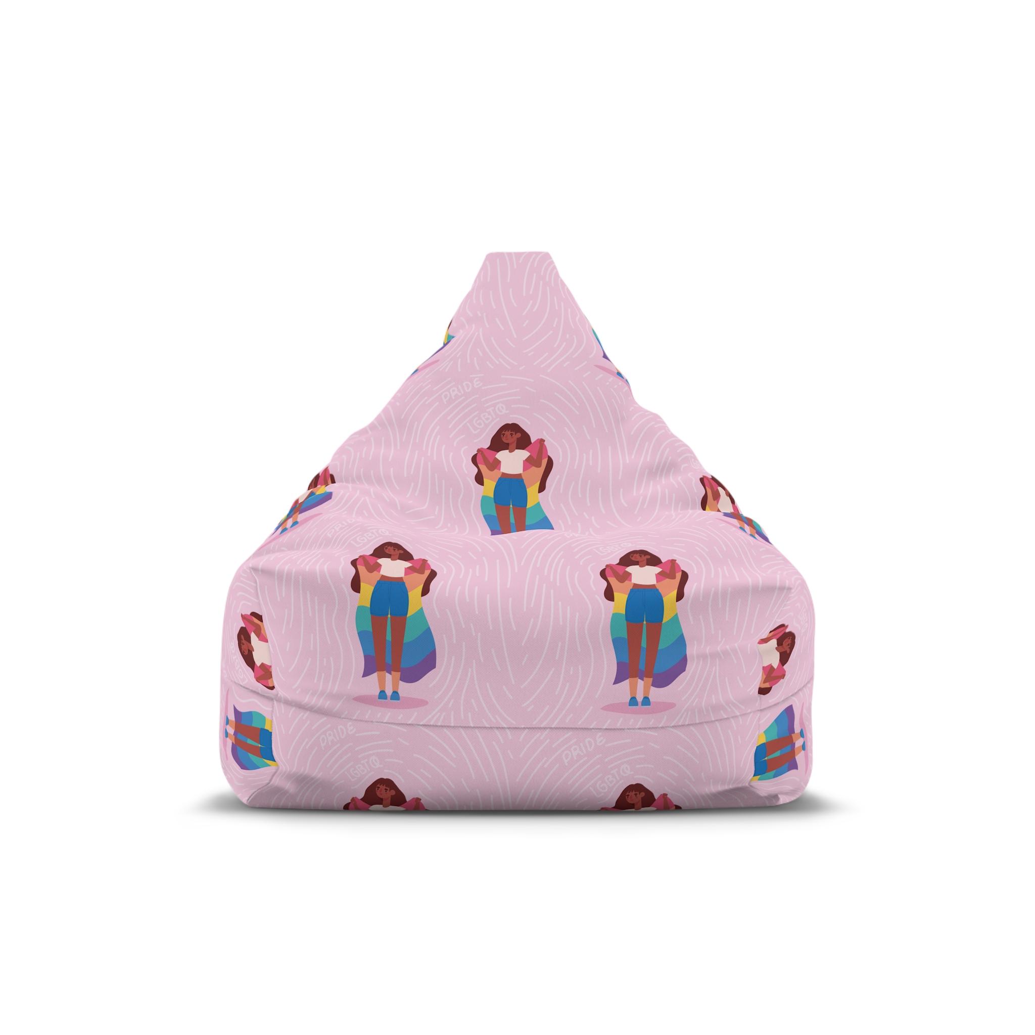 Lesbian Pride Design FE588D Bean Bag Chair Cover