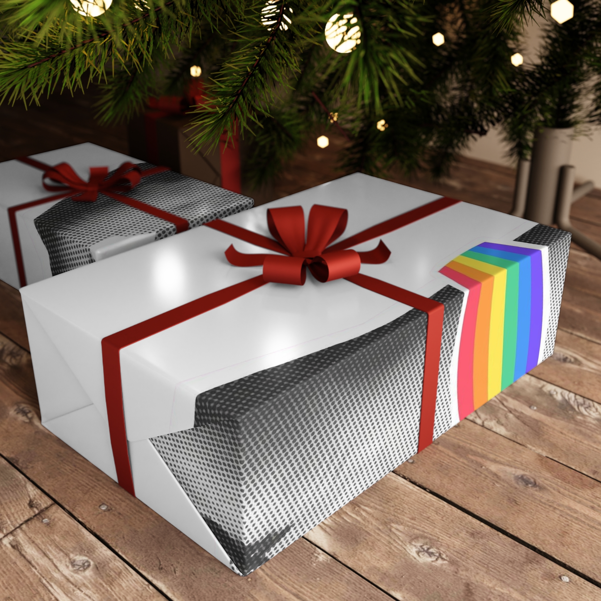 Pride Month Card Lgbtq Trendy Retro Collage Halftone Hands Vector Illustration Poster Banner Gift Wrapping Paper Sheets 1pc - Image 6