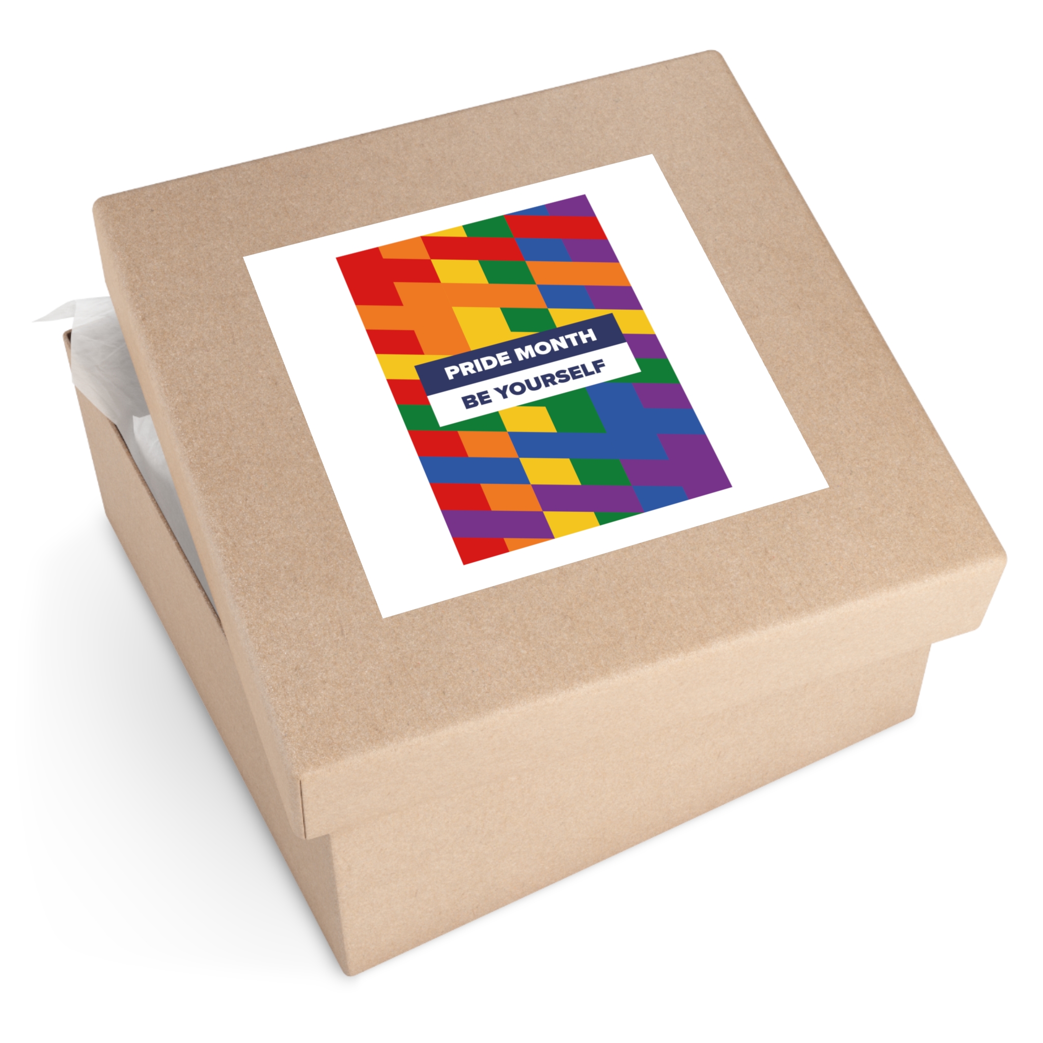 Lgbt Pride Month June Lesbian Gay Bisexual Transgender Lgbtq Flag Rainbow Vector(1)3 Laminate Stickers Square - Image 51
