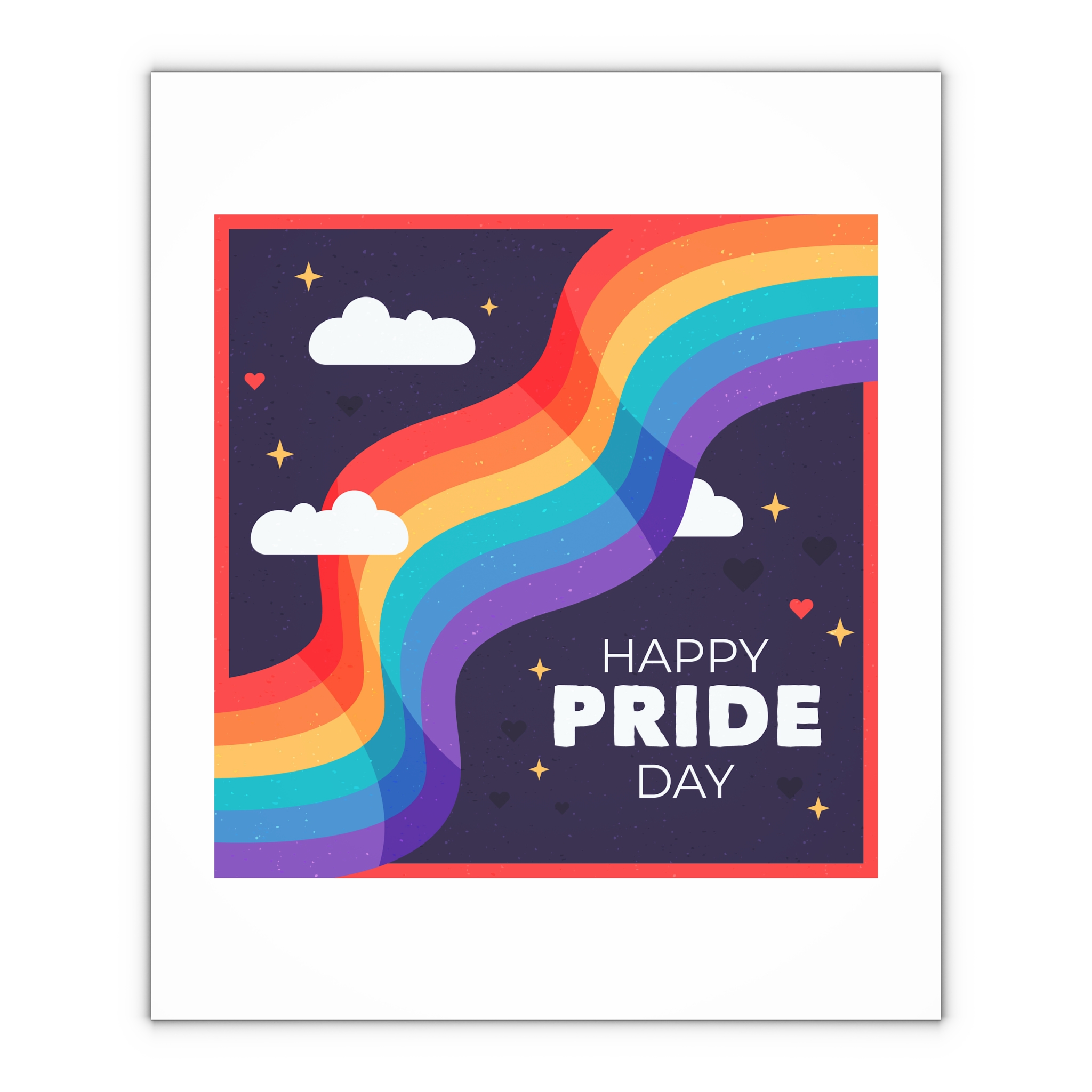 Rainbow Flag Pride Day Gift Wrapping Paper Sheets 1pc - Image 4