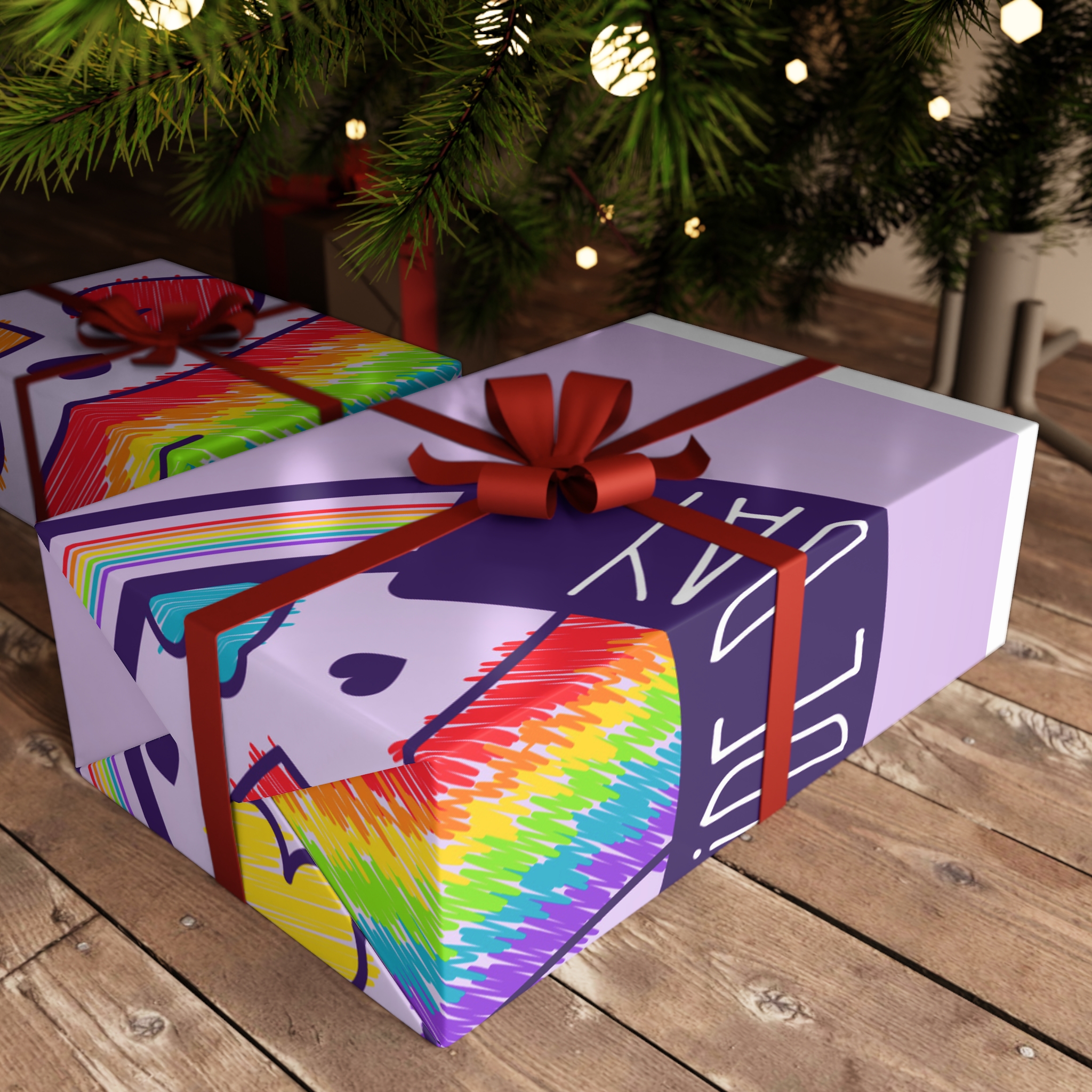 Pride Day Event Concept Gift Wrapping Paper Sheets 1pc - Image 6