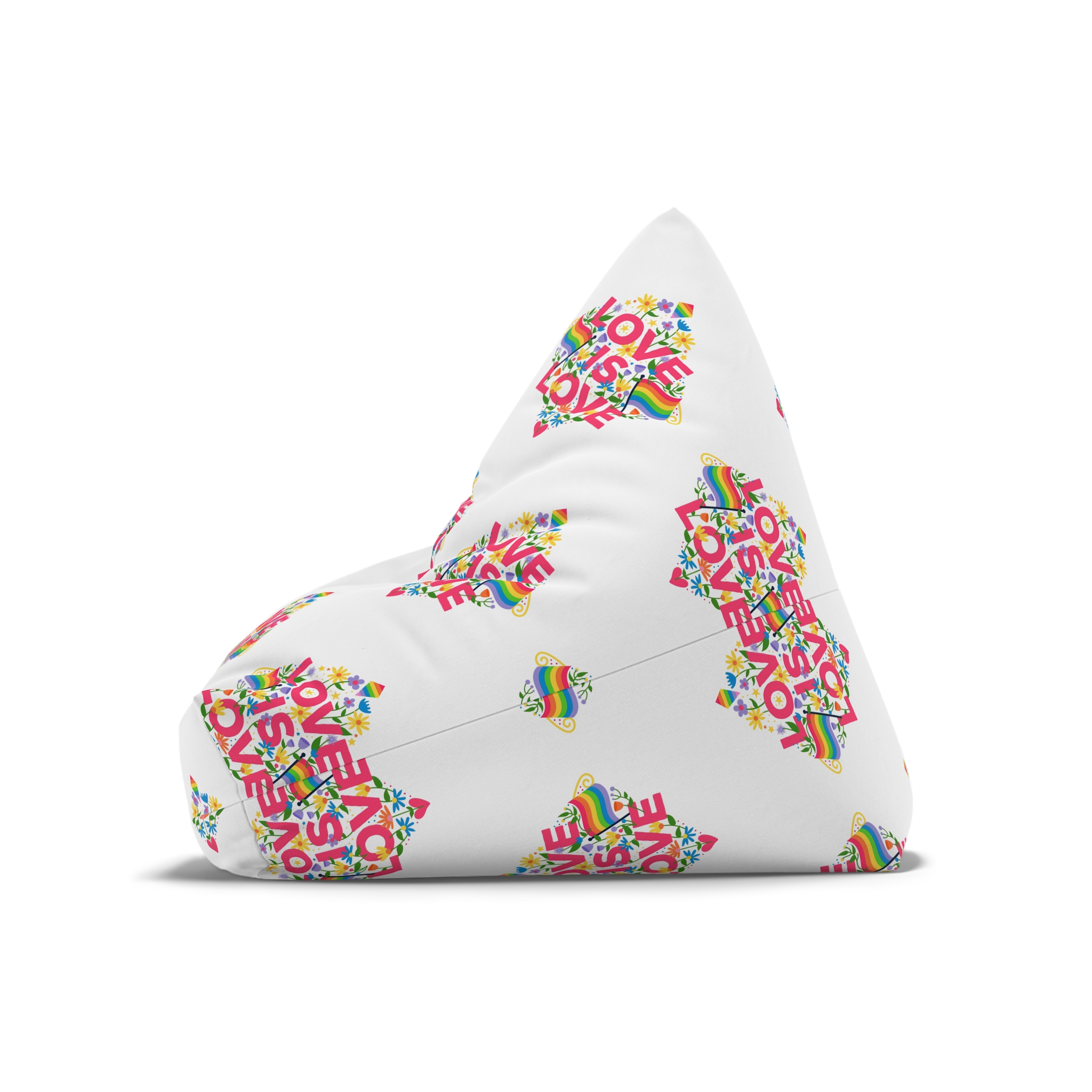 Pride Day Typography Bean Bag Chair Cover - Image 8