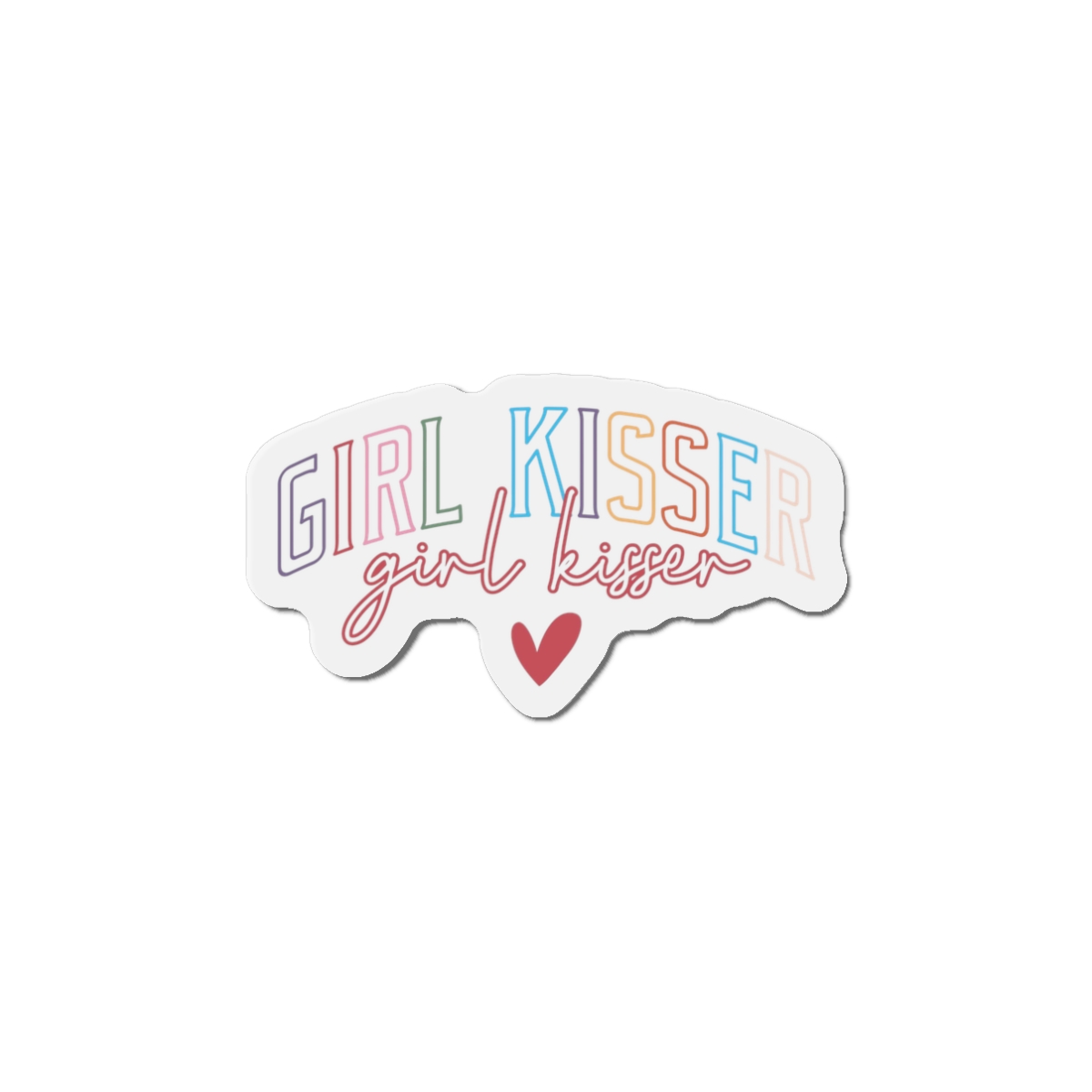 Girl Kisser Die Cut Magnets - Image 4