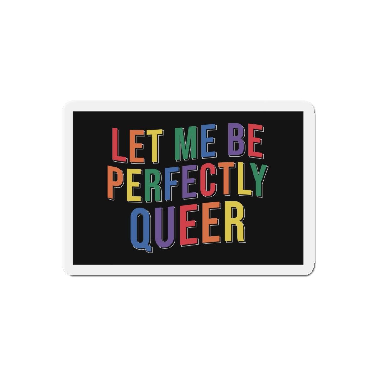 Pride Lgbtq Gay Typography Vector Tshirt Design(9) Die Cut Magnets - Image 7