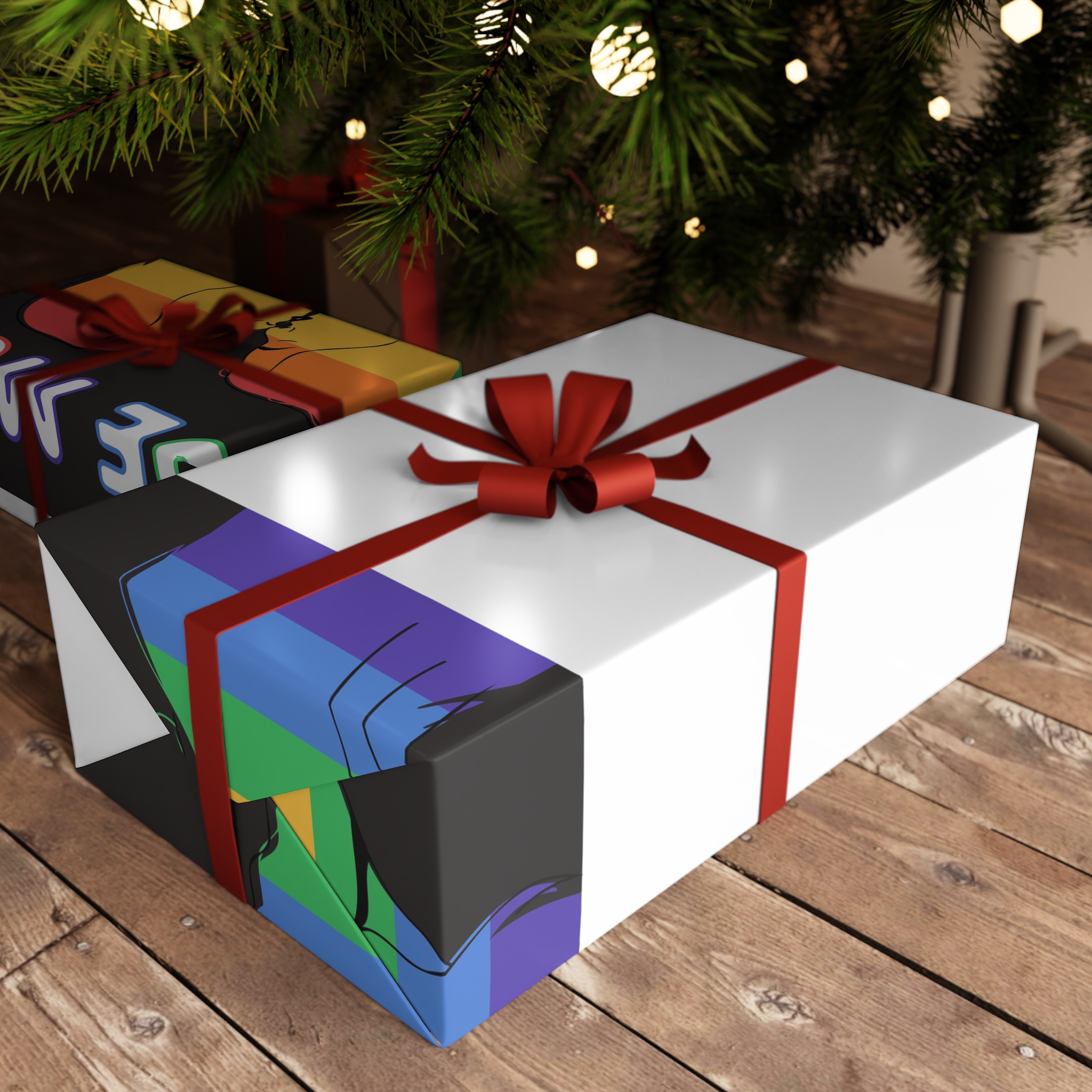 Lgbt Pride Month Gift Wrapping Paper Sheets 1pc - Image 3