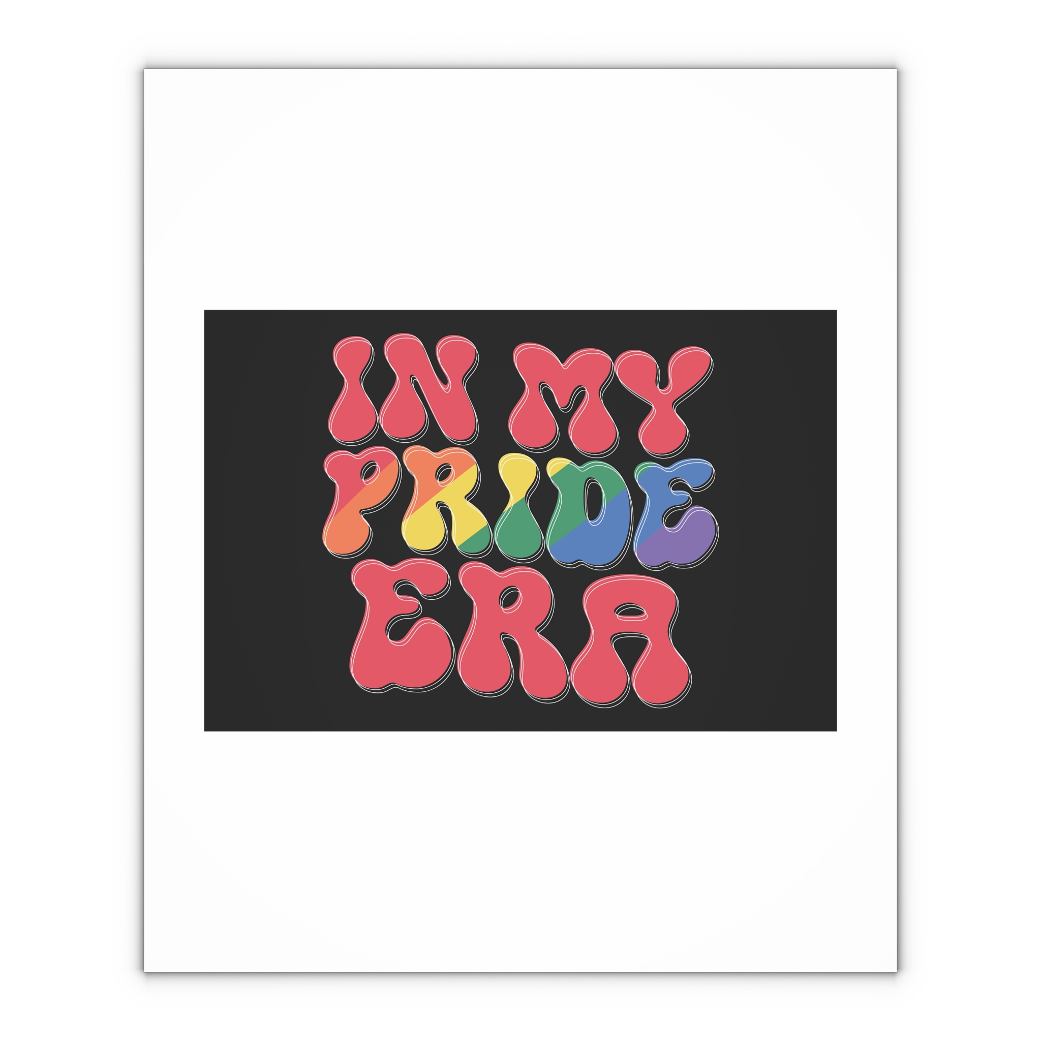 Word I My Rainbow Gift Wrapping Paper Sheets 1pc - Image 4