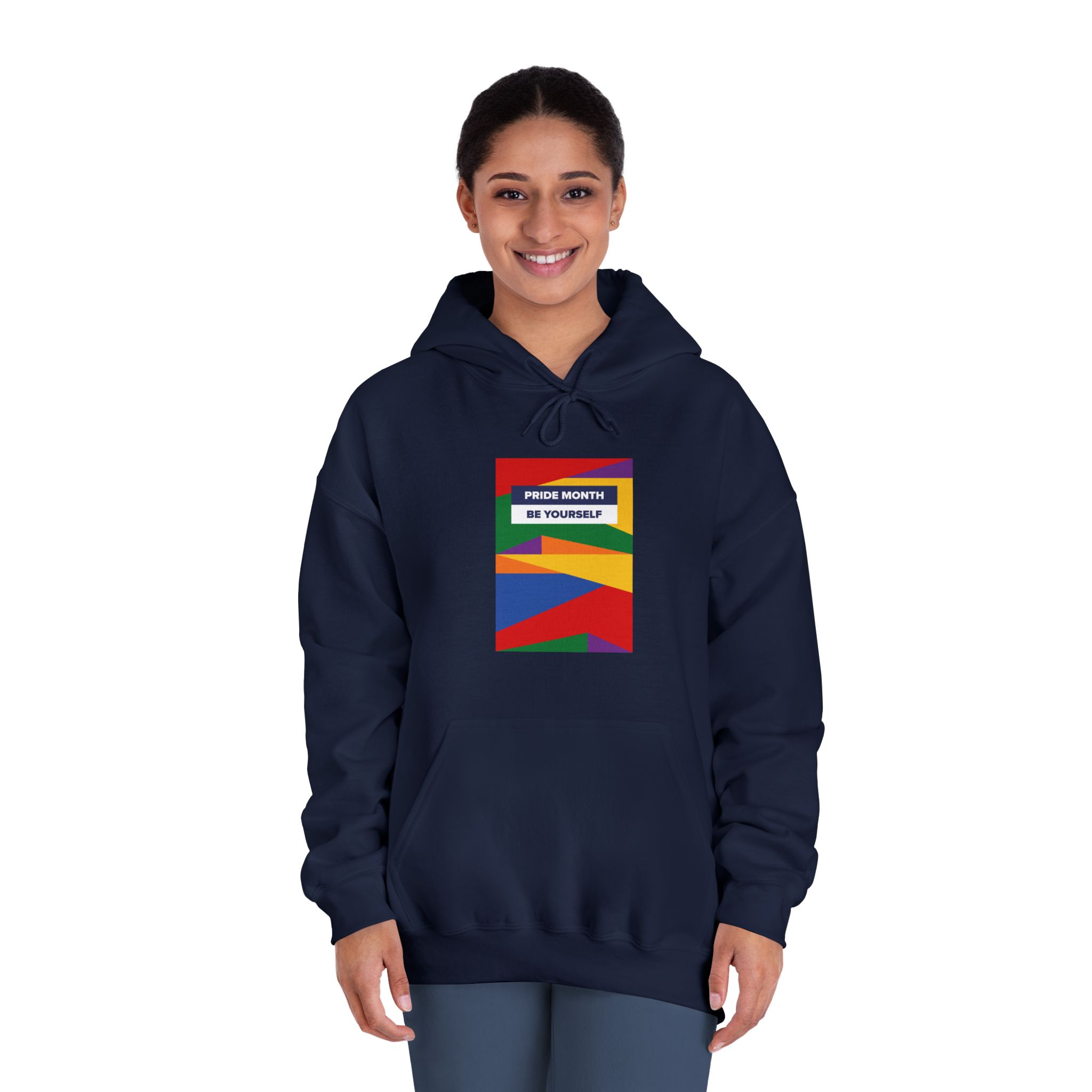 Lgbt Pride Month June Lesbian Gay Bisexual Transgender Lgbtq Flag Rainbow Vector(2) Unisex Dryblend Hooded Sweatshirt - Image 32