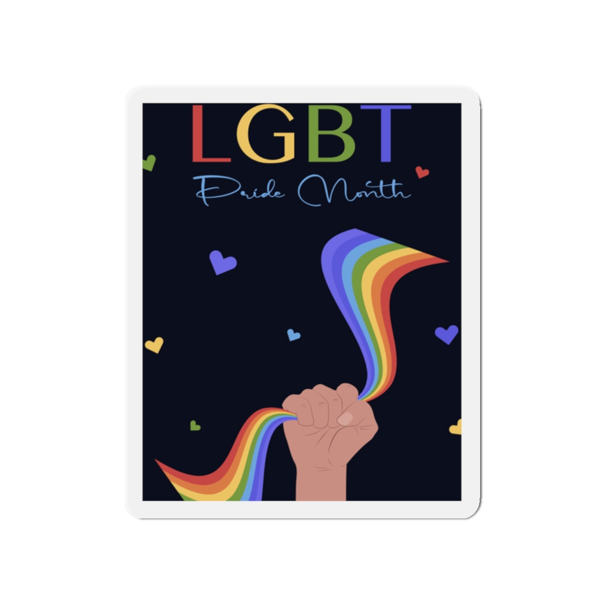 Poster Lgbt Pride Month Die Cut Magnets