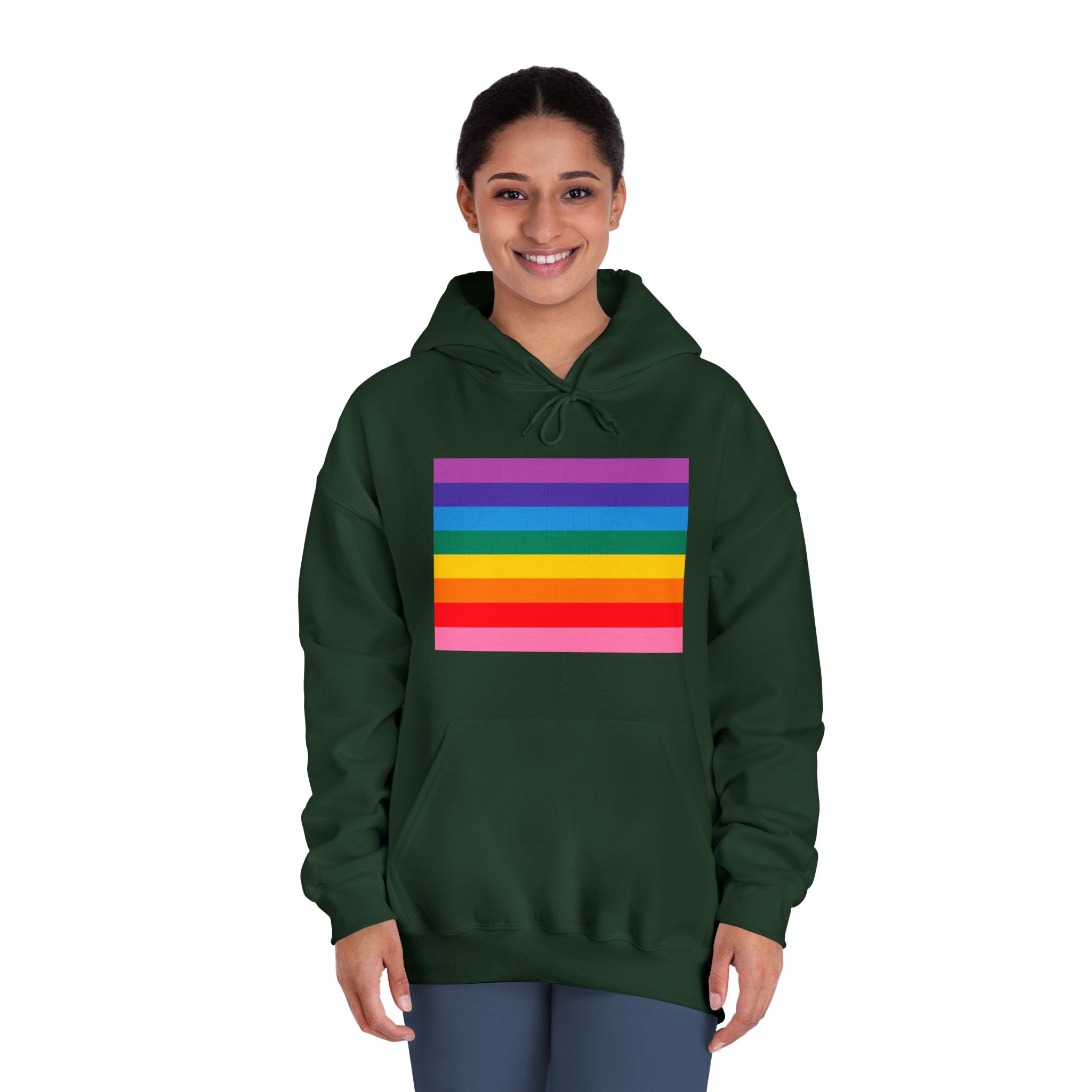 Pride Love Freedom Lgbtq Lgbt Heart Rainbow Love Wins Gay Lesbian Trans Homo Homosexual Colors Flag Diversity Parade Unisex Dryblend Hooded Sweatshirt - Image 24