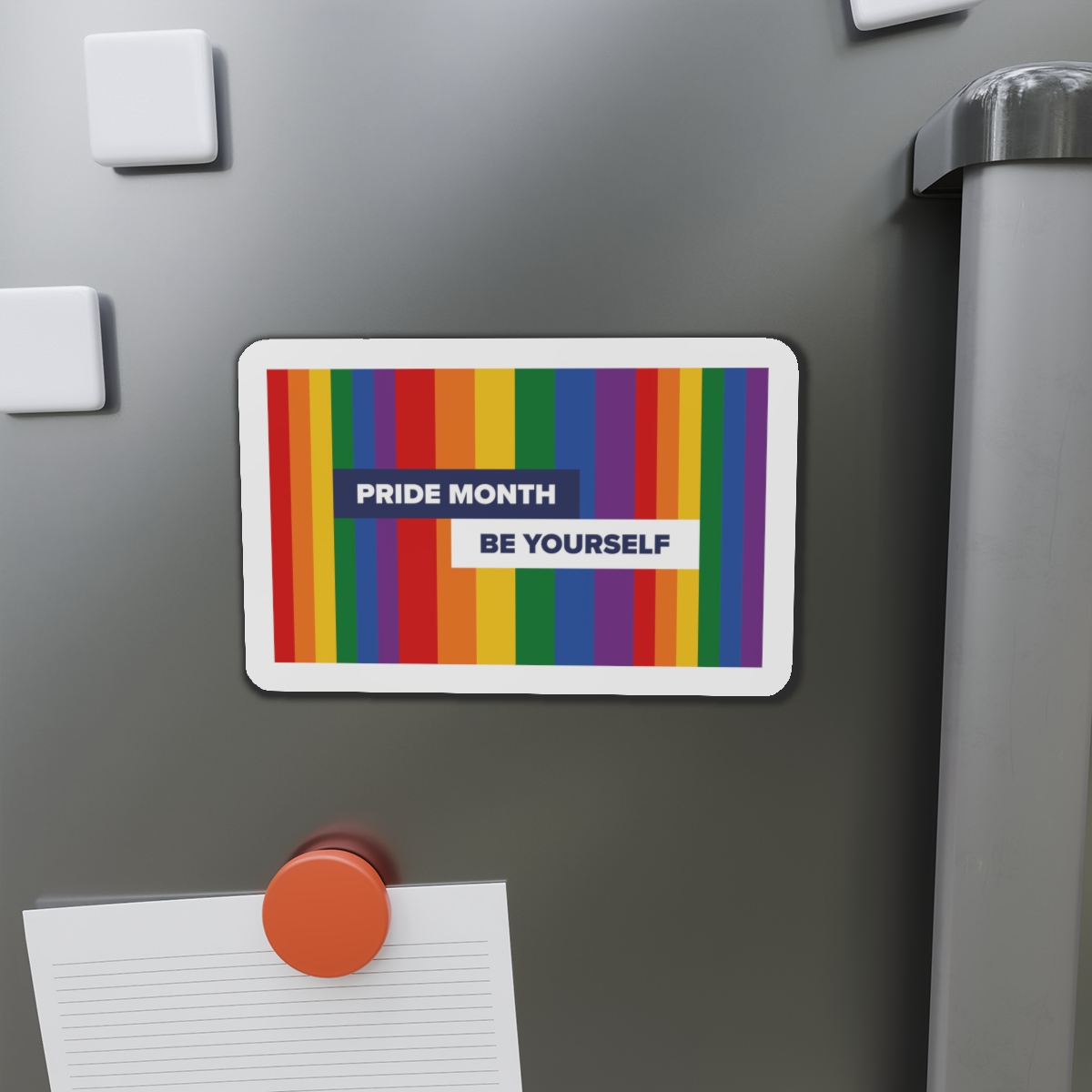 Lgbt Pride Month June Lesbian Gay Bisexual Transgender Lgbtq Flag Rainbow Vector2 Die Cut Magnets - Image 14
