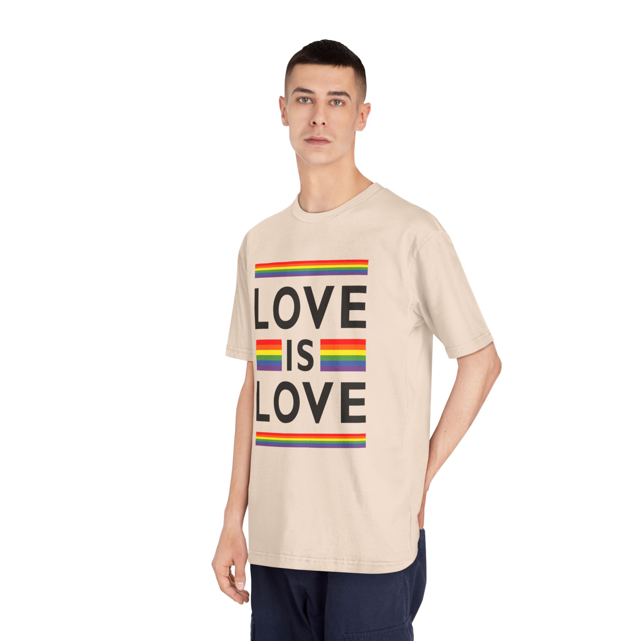 Love Is Love Lgbt Flag Symbol Pride Month Symbol - Unisex Classic Crewneck T Shirt - Image 12
