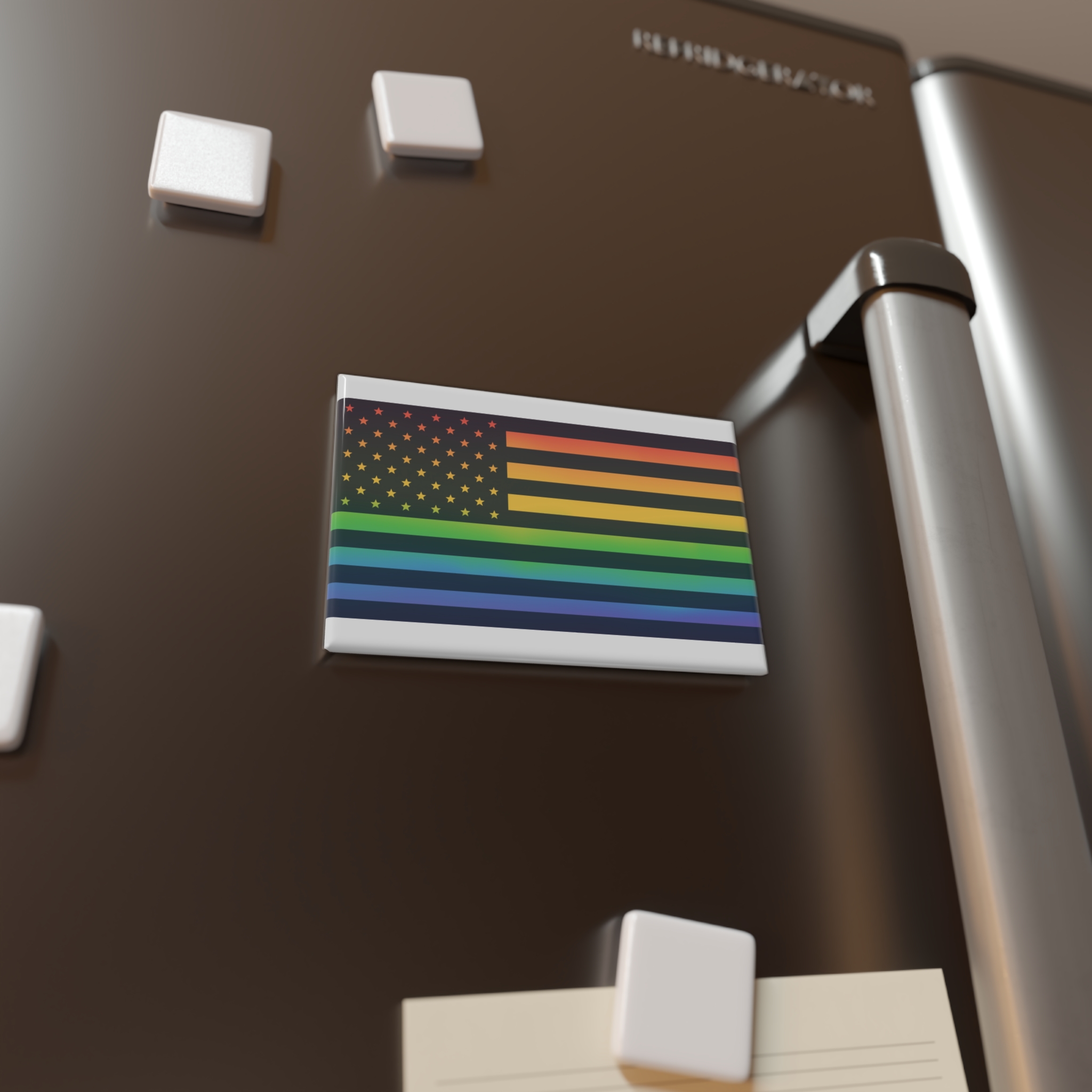 Lesbian Pride Design 02588D Button Magnet Rectangle 1 And 10 Pcs - Image 8