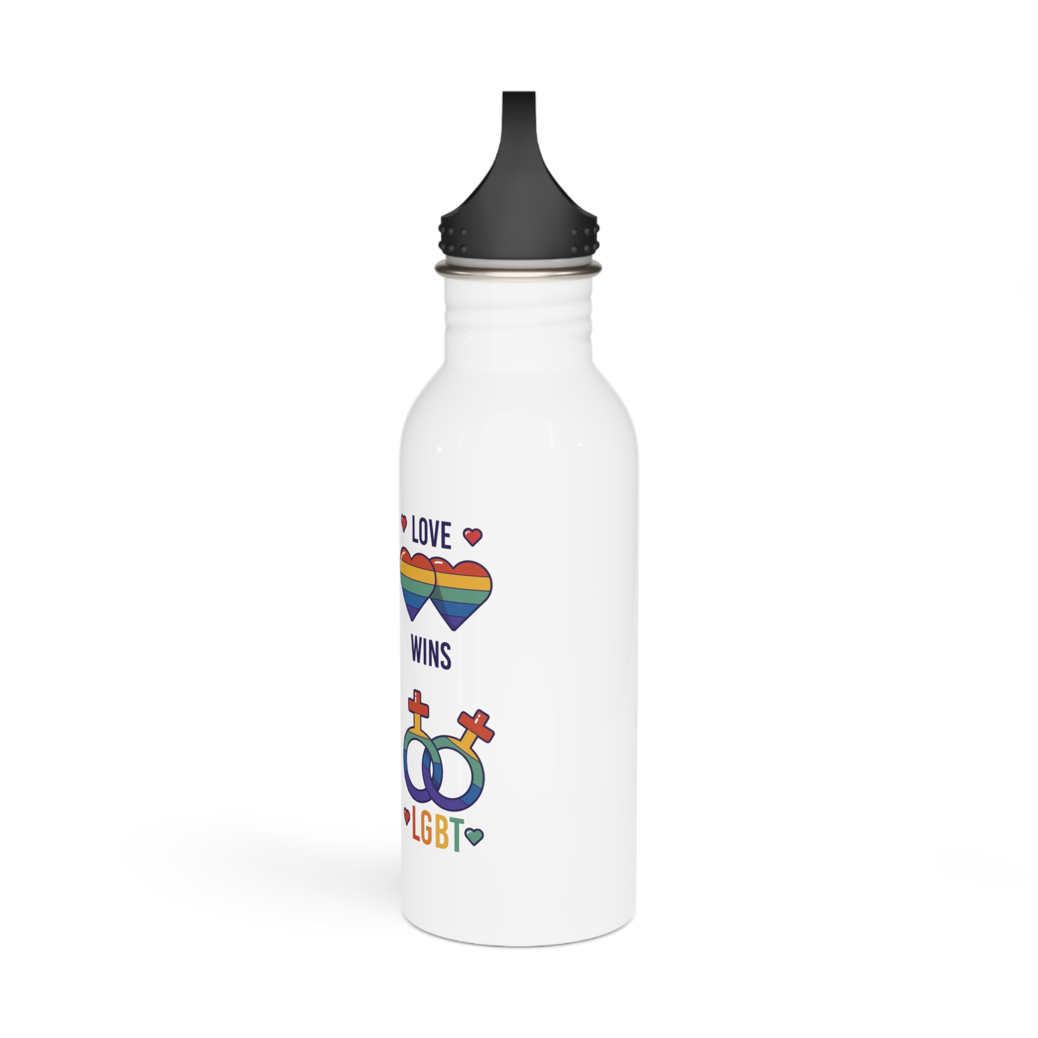 Pride Day Label Collection Concept Stainless Steel Water Bottle - Image 4