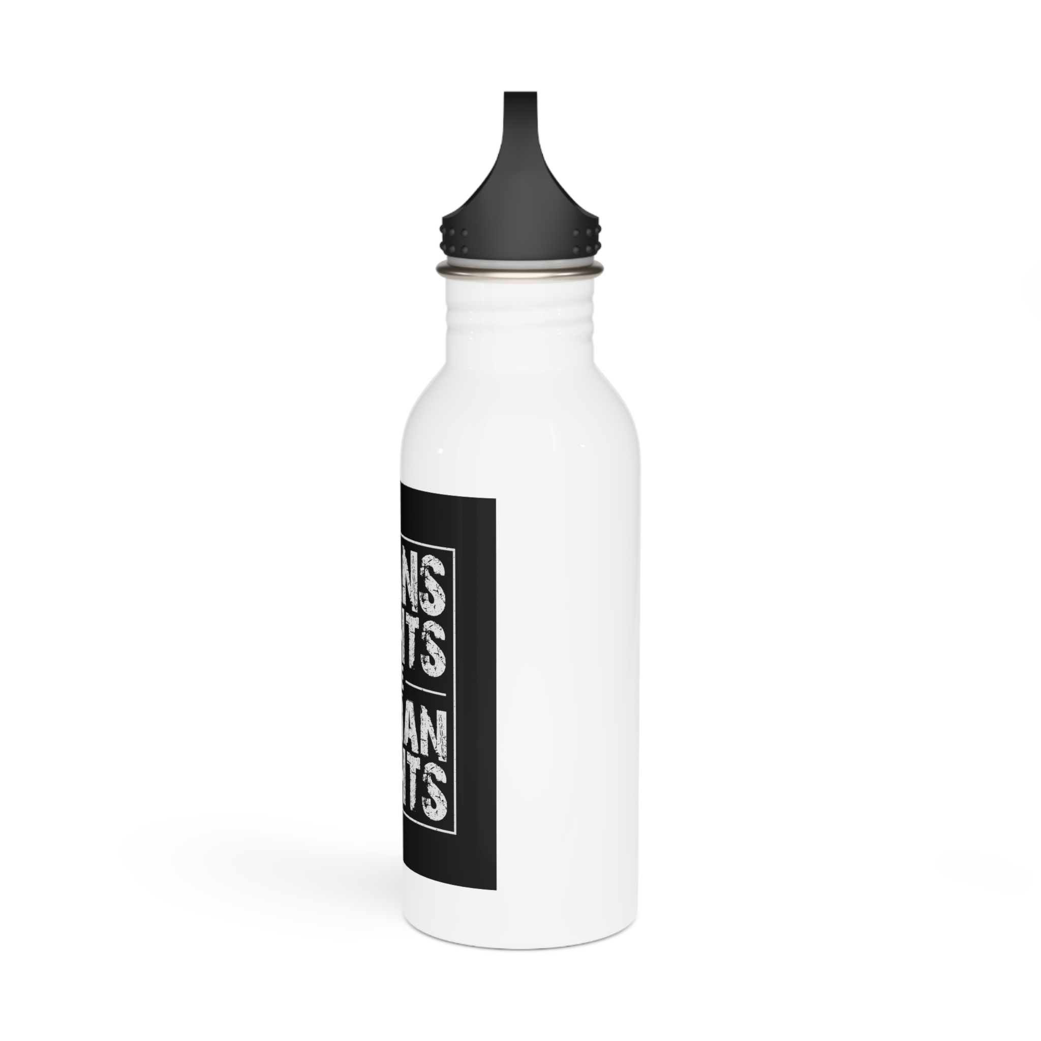 Feminism Tshirt Design Feminist Shirt Stainless Steel Water Bottle - Image 4