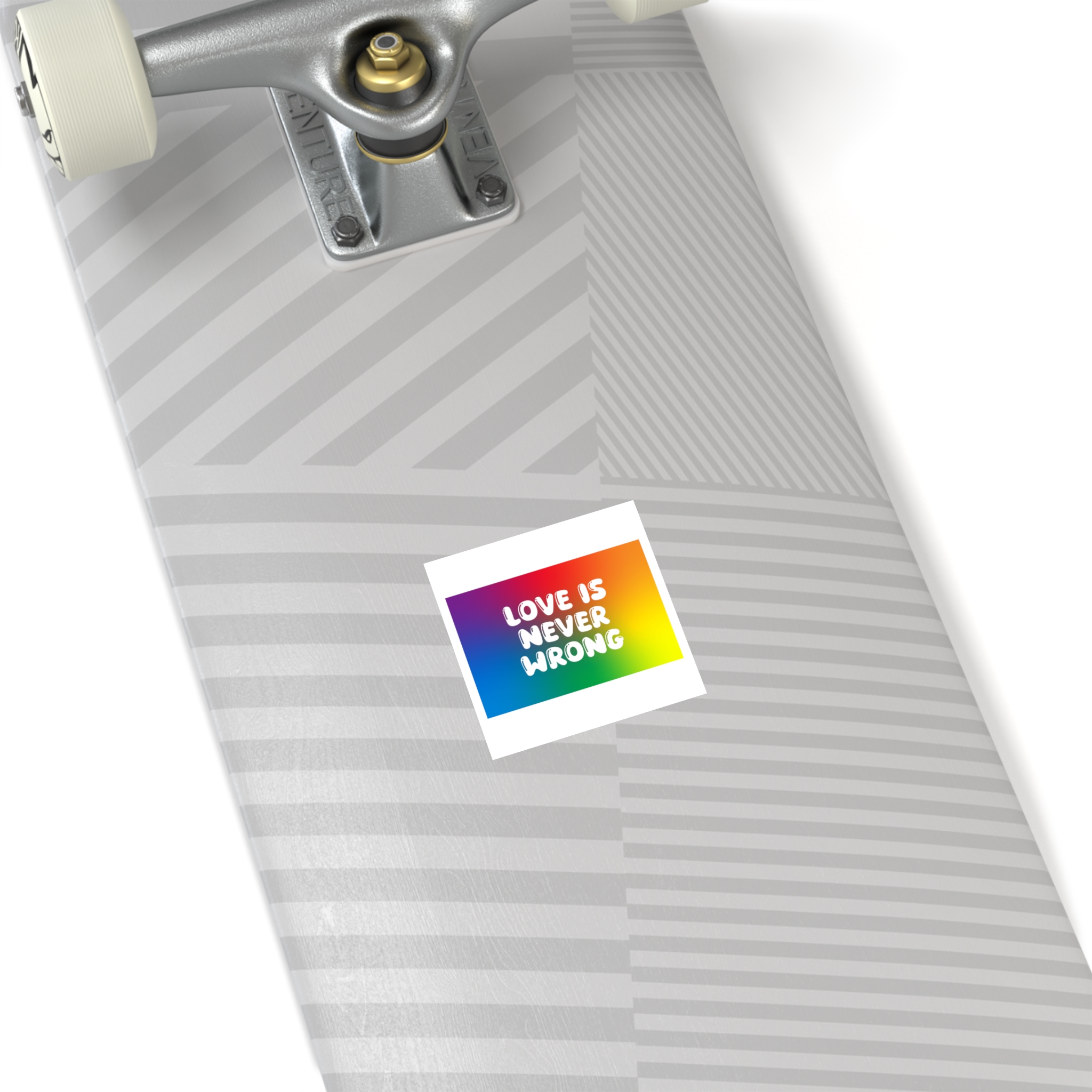 Horizontal Pride Month Vector Background Rainbow Colors Quote Typography Poster Banner Laminate Stickers Square - Image 4
