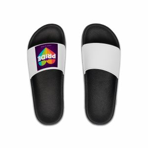 Colorful Pride Day Concept Mens Slide Sandals