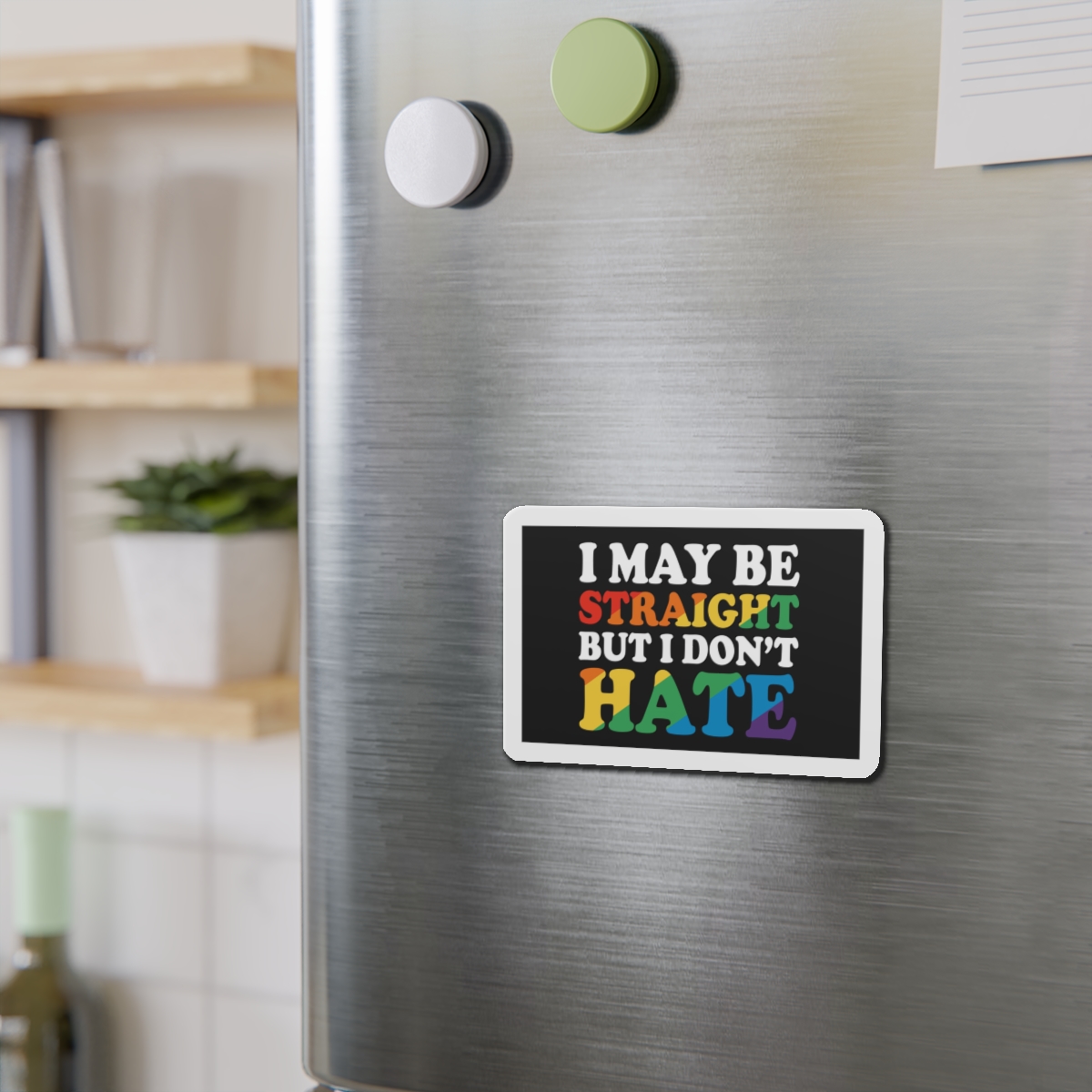 Pride Gay Lgbt Rainbow Tshirt Design(3) Die Cut Magnets - Image 9