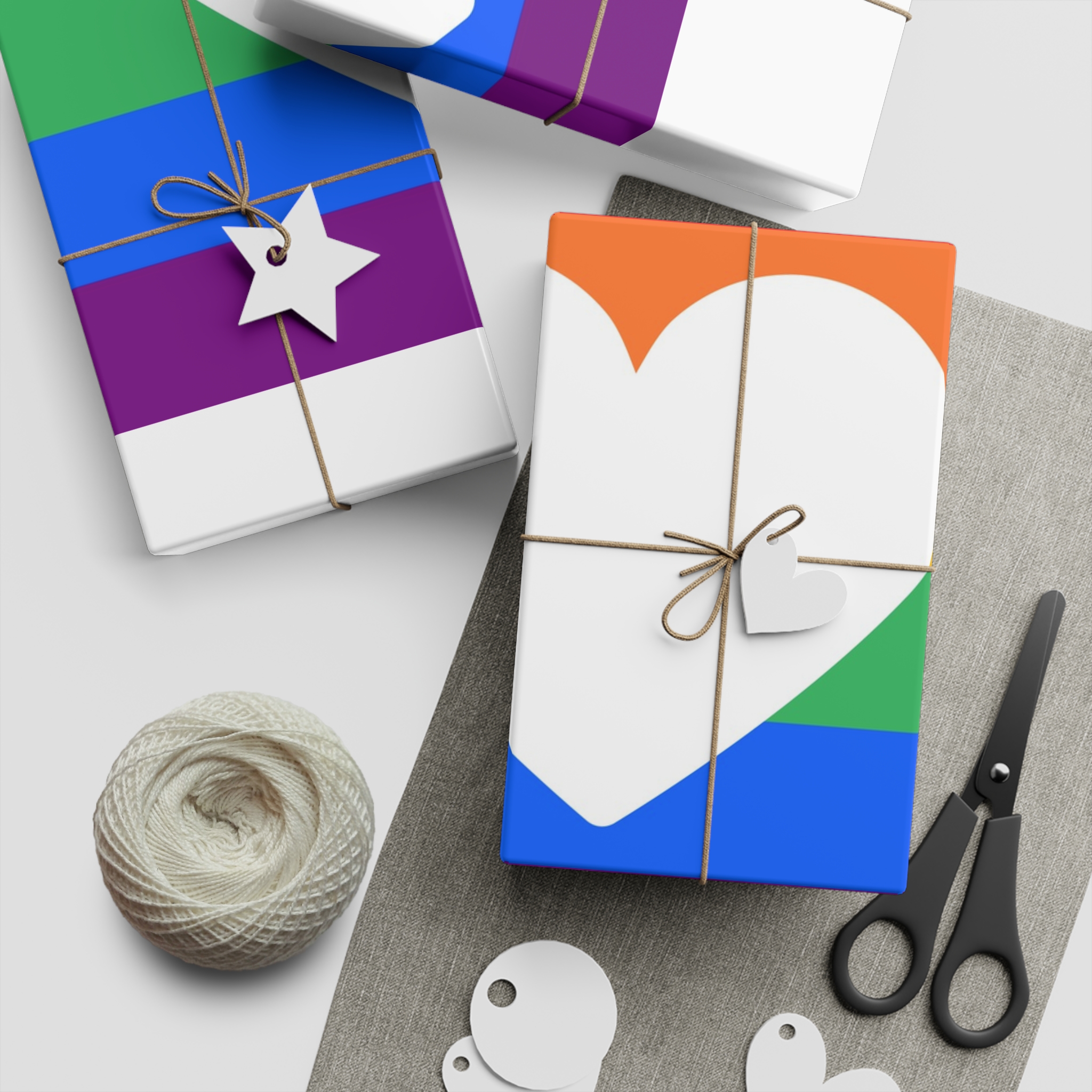 Poster Banner Rainbow Flag Gift Wrapping Paper Sheets 1pc - Image 5