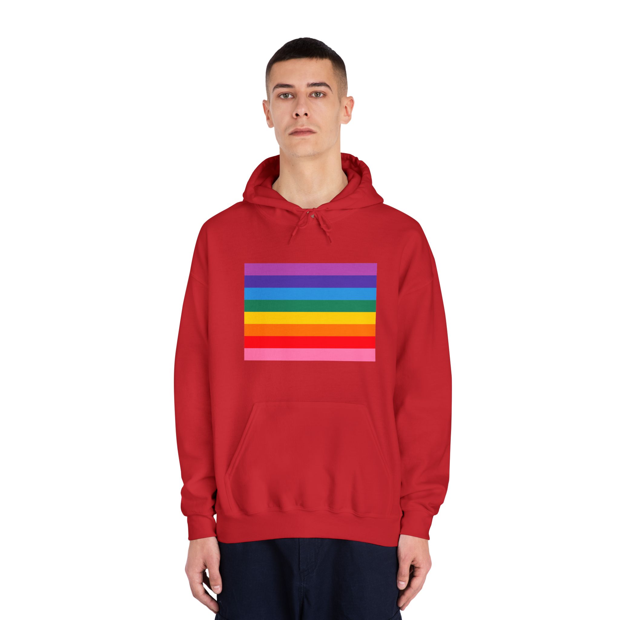 Pride Love Freedom Lgbtq Lgbt Heart Rainbow Love Wins Gay Lesbian Trans Homo Homosexual Colors Flag Diversity Parade Unisex Dryblend Hooded Sweatshirt - Image 35