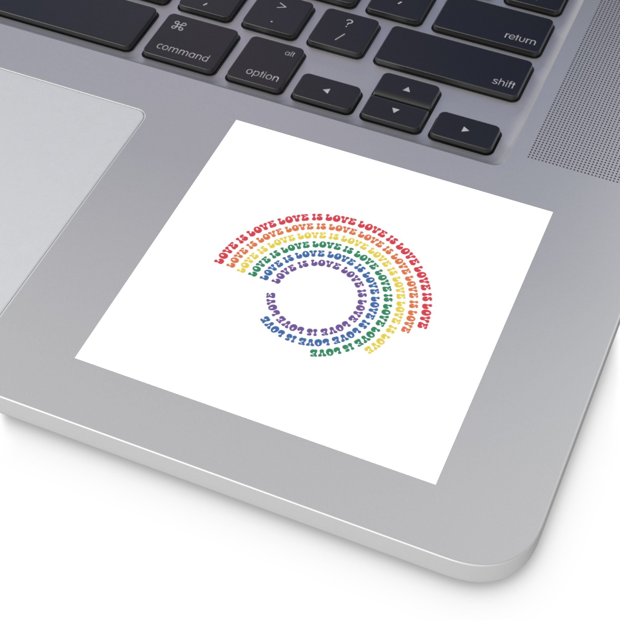Pride Lgbtq Gay Typography Vector Tshirt Design Laminate Stickers Square - Image 19