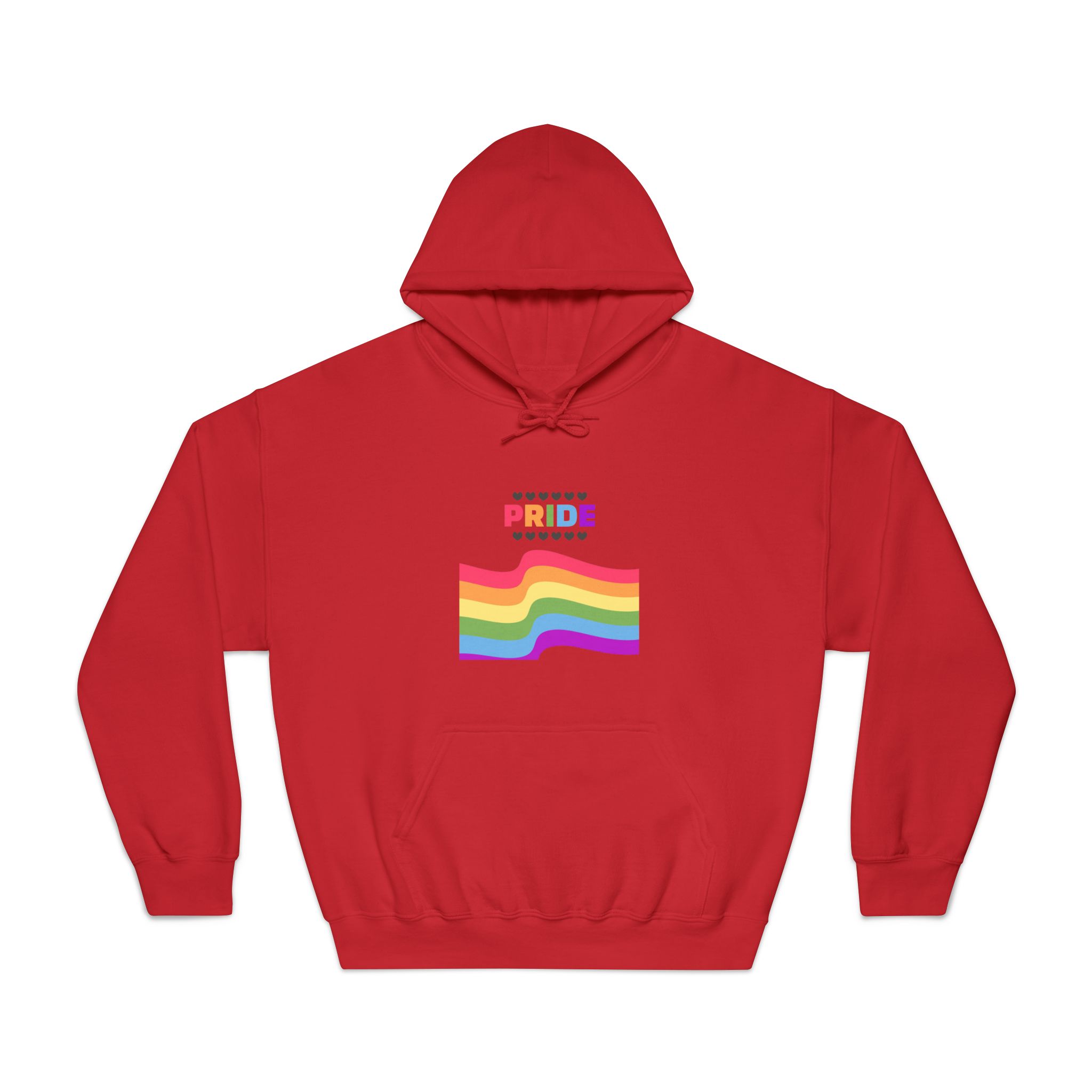 Pride Background With Flag Lgbtq Pride Unisex Dryblend Hooded Sweatshirt - Image 33