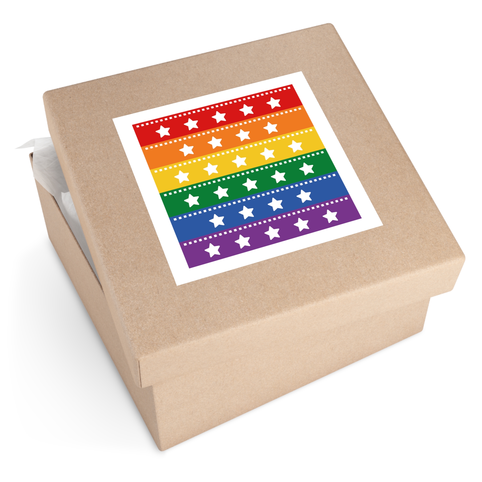 Lgbt Pride Month June Lesbian Gay Bisexual Transgender Lgbtq Flag Rainbow Vector(4) Laminate Stickers Square - Image 51