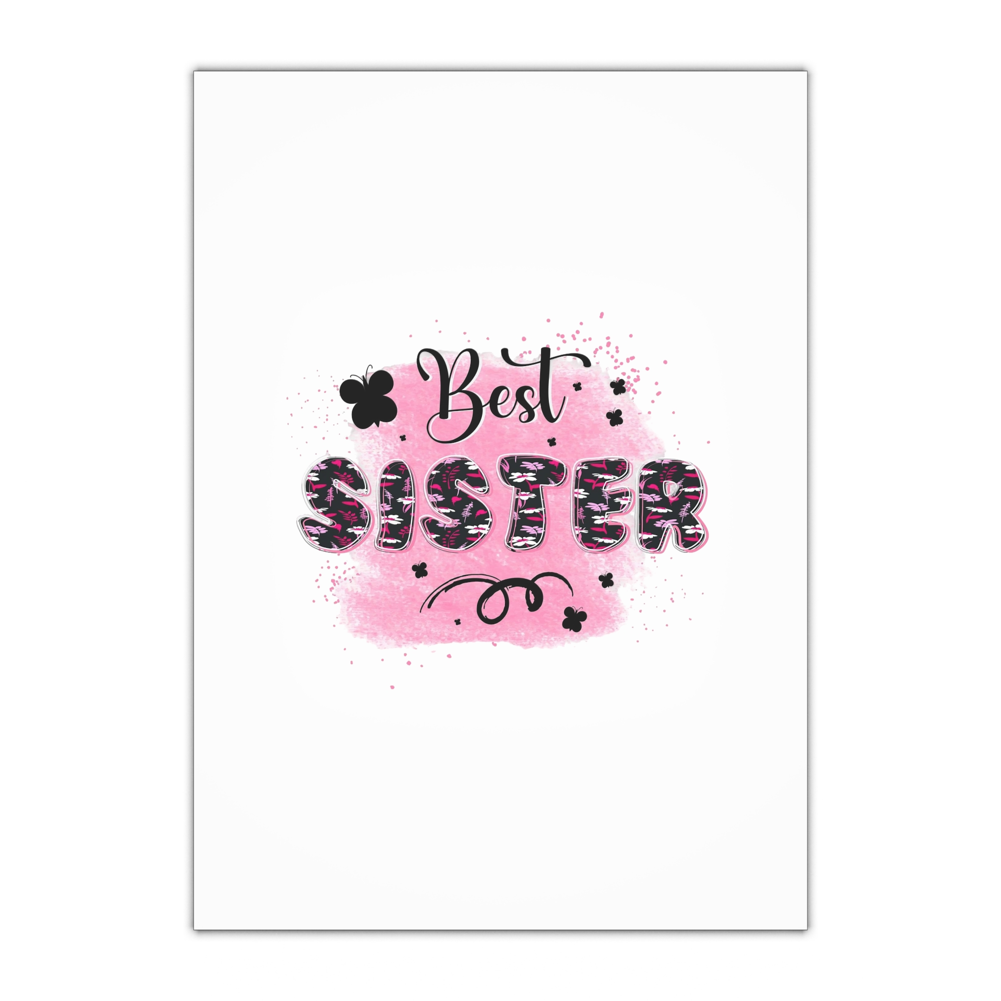 Best Sister Sublimation Tshirt Design Sister Tshirt Design Gift Wrapping Paper Sheets 1pc