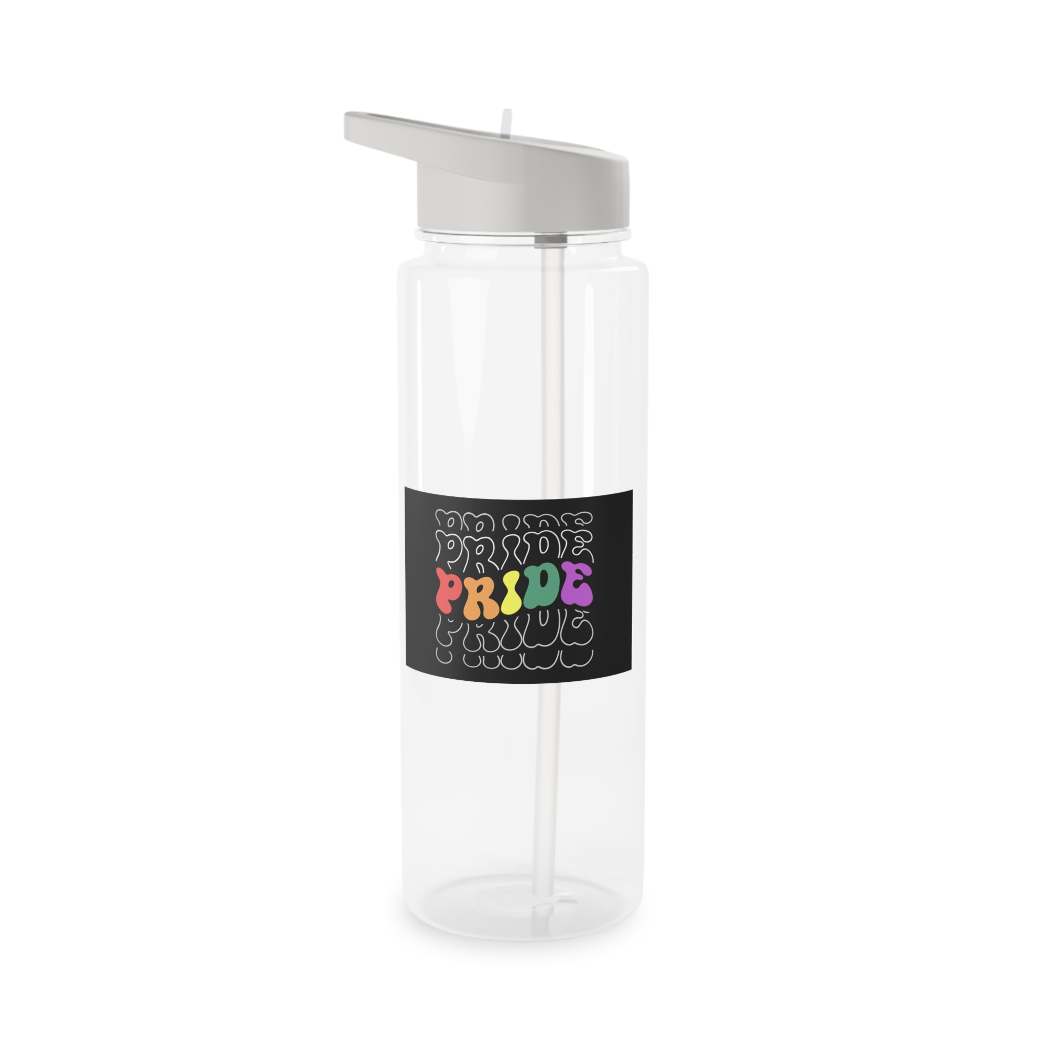 Pride Lgbt Gay Retro Tshirt Design(1) Tritan Water Bottle - Image 5