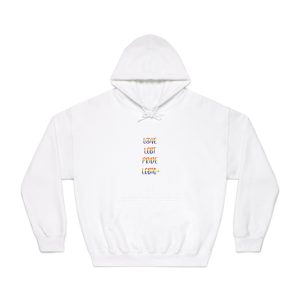 Lgbt Pride Month June Poster Card Banner Background Vector Illustration Unisex Dryblend Hooded Sweatshirt