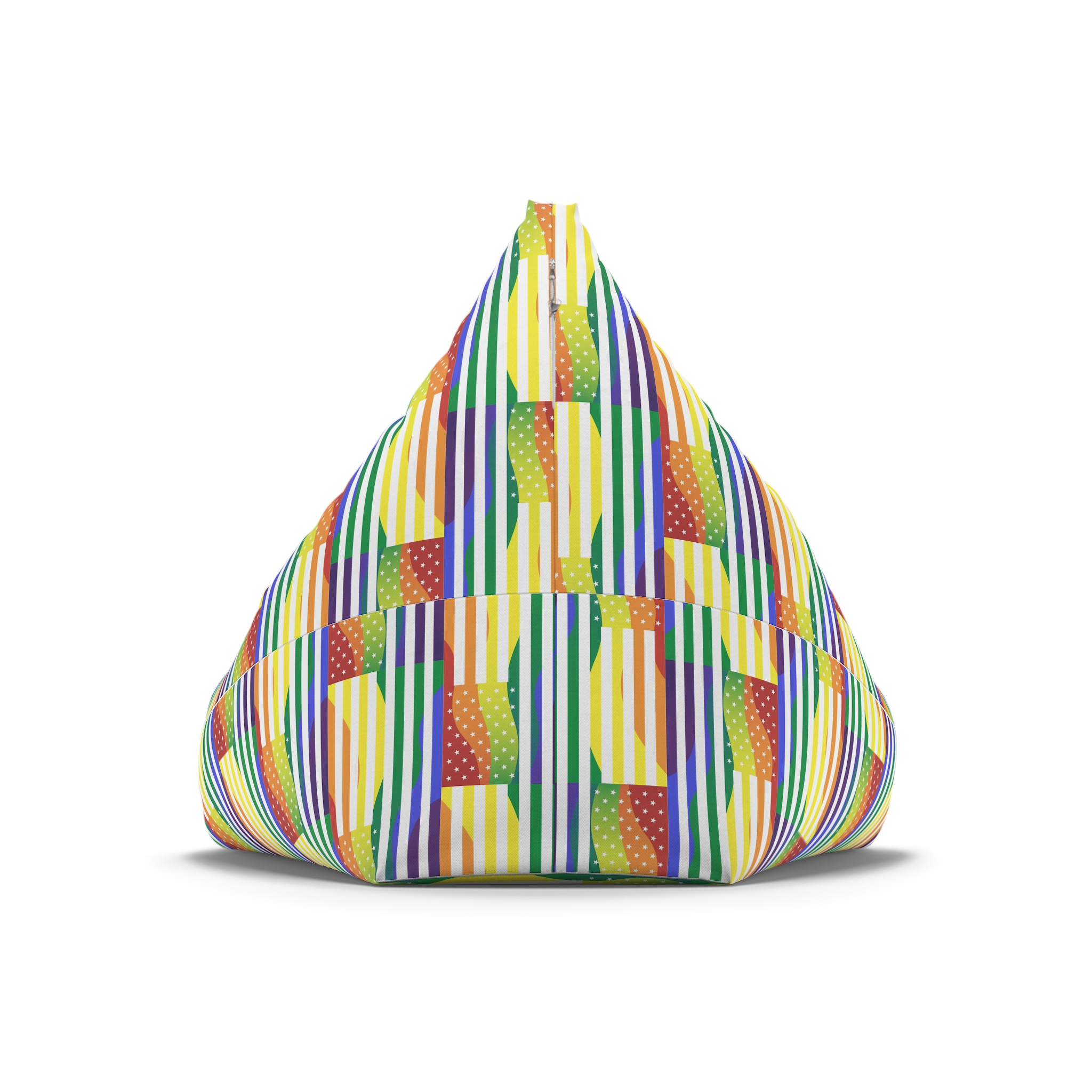 Pride Month America Concept Us Pride Month Flag Bean Bag Chair Cover - Image 6