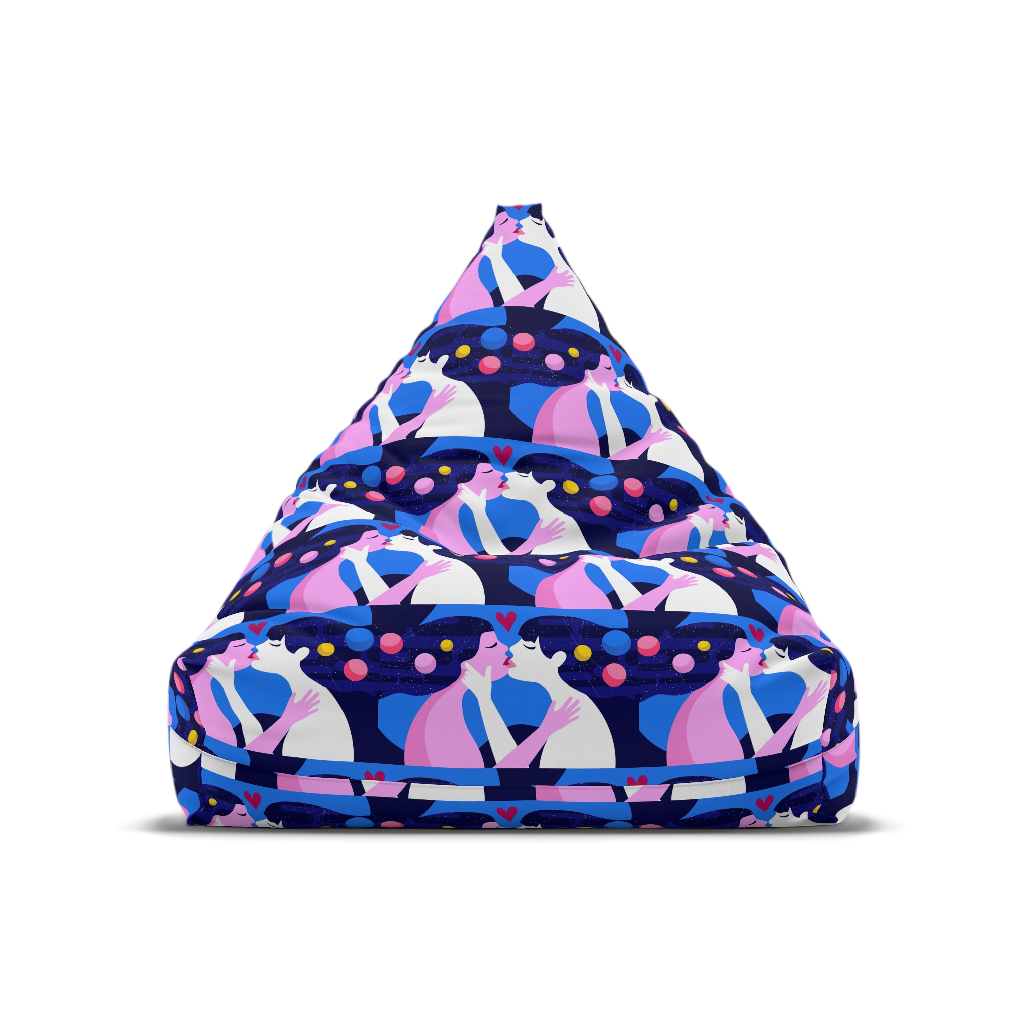 Lesbian Pride Design 4C2A53 Bean Bag Chair Cover - Image 5